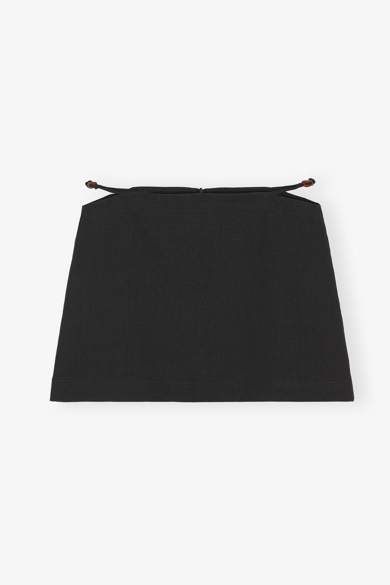 Cotton Suiting Mini Skirt Product Image
