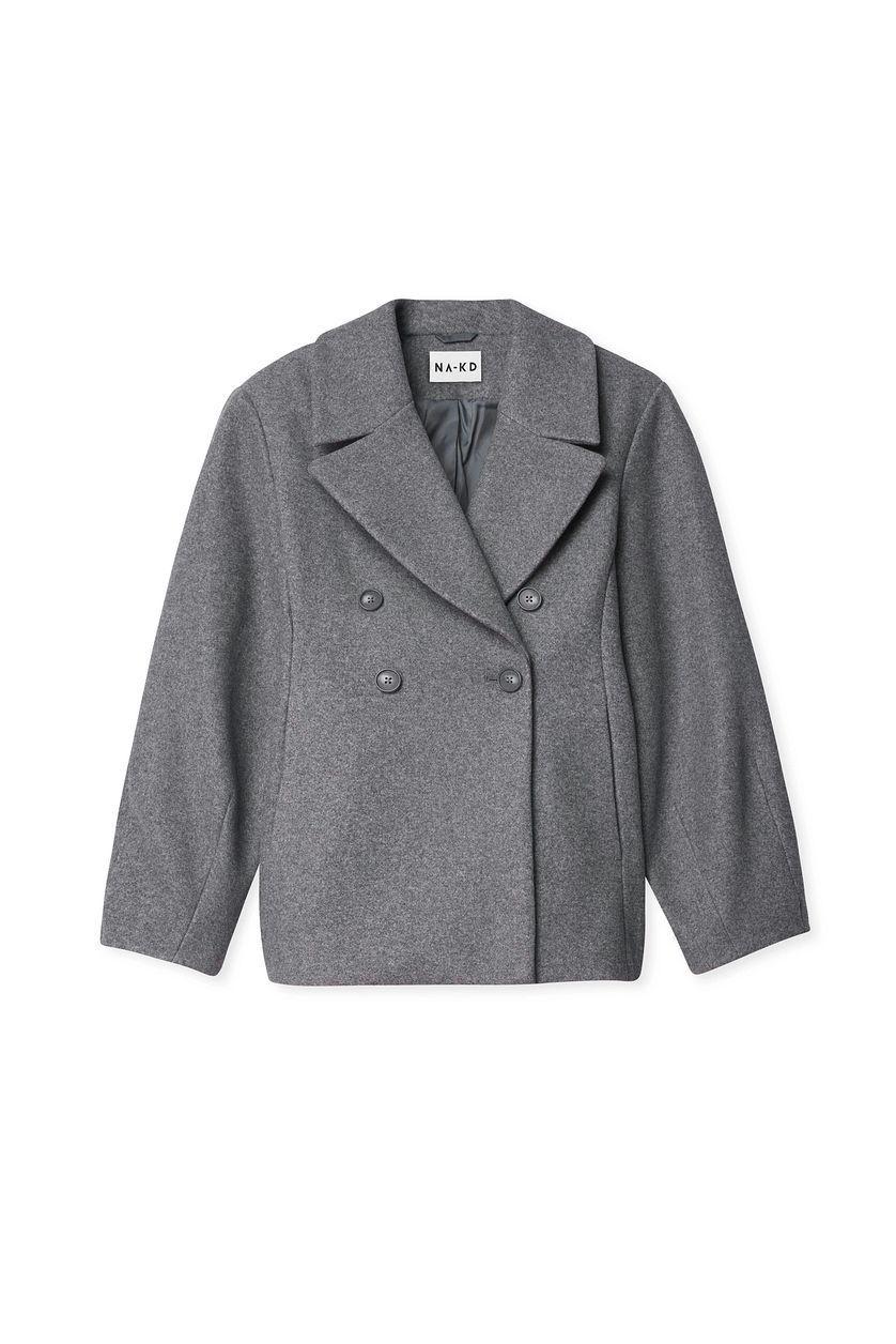 Double Buttoned Short Coat Product Image
