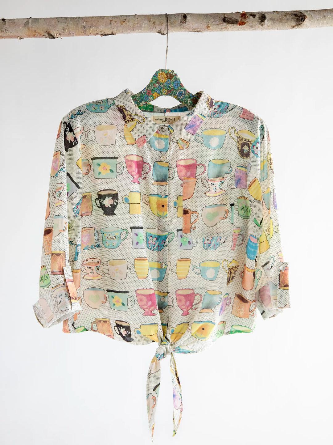 Cotton Coffee Shop Top Product Image