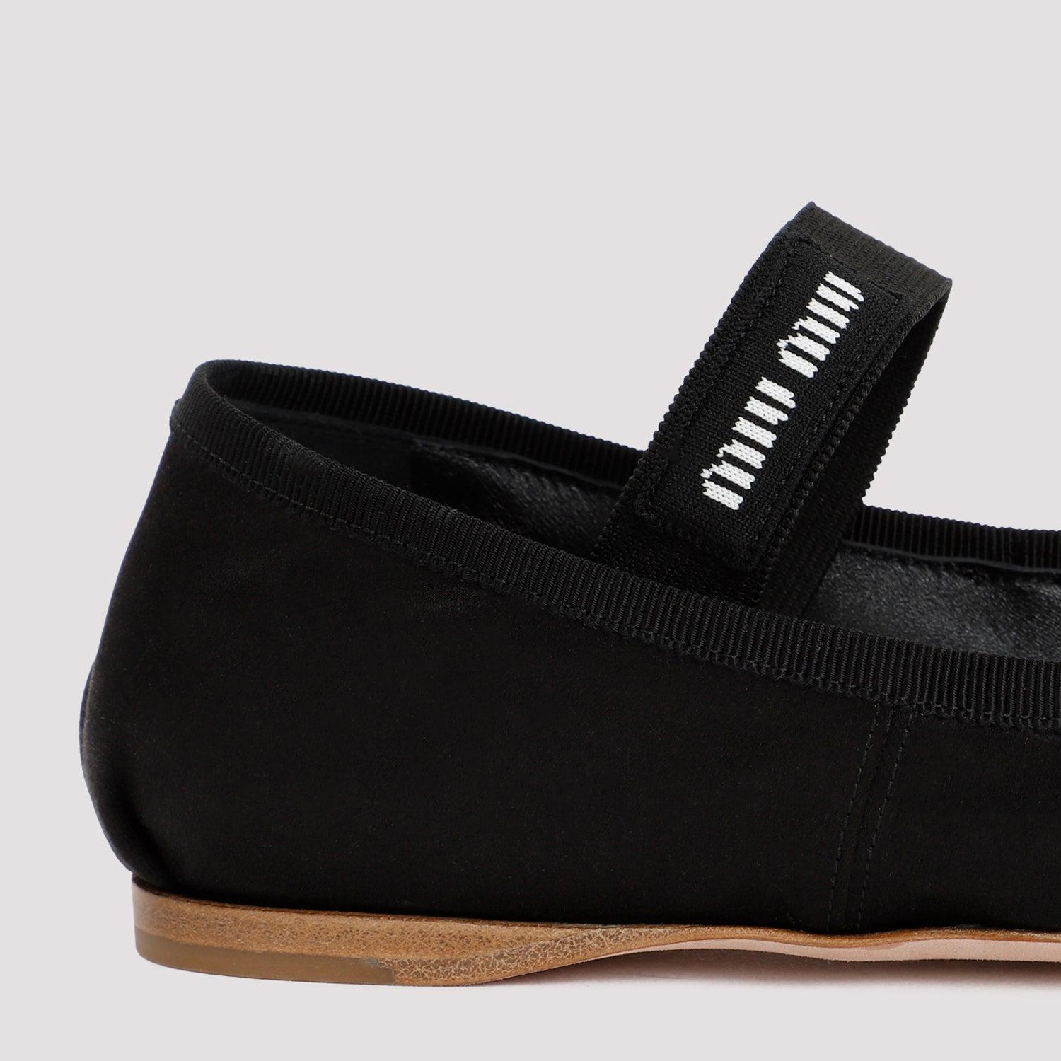 logo-strap ballerina shoes Product Image