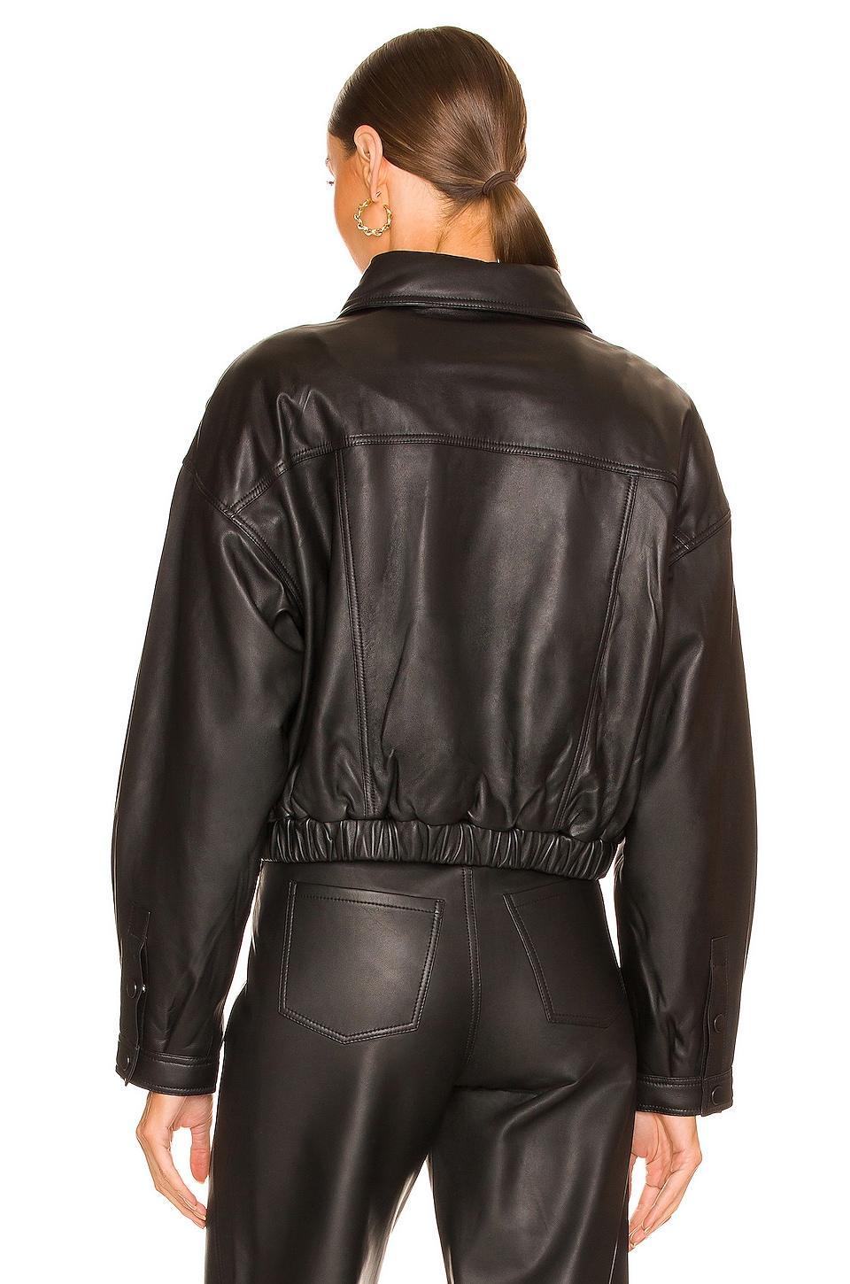Raven Leather Jacket Camila Coelho Product Image