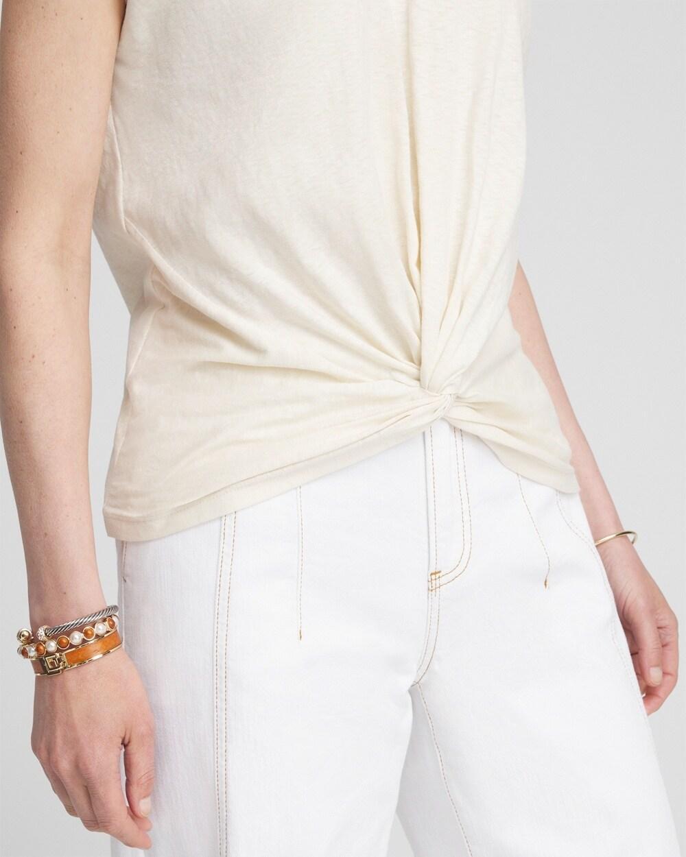 V-neck Sweater Tank Product Image