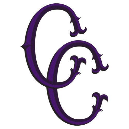 Men's Crooks & Castles Purple Initials Logo  Graphic T-Shirt in White at Nordstrom, Size Small Product Image
