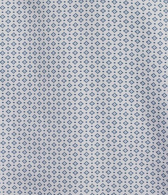 Daniel Cremieux Signature Label Sateen Geometric Print Long Sleeve Woven Shirt Product Image
