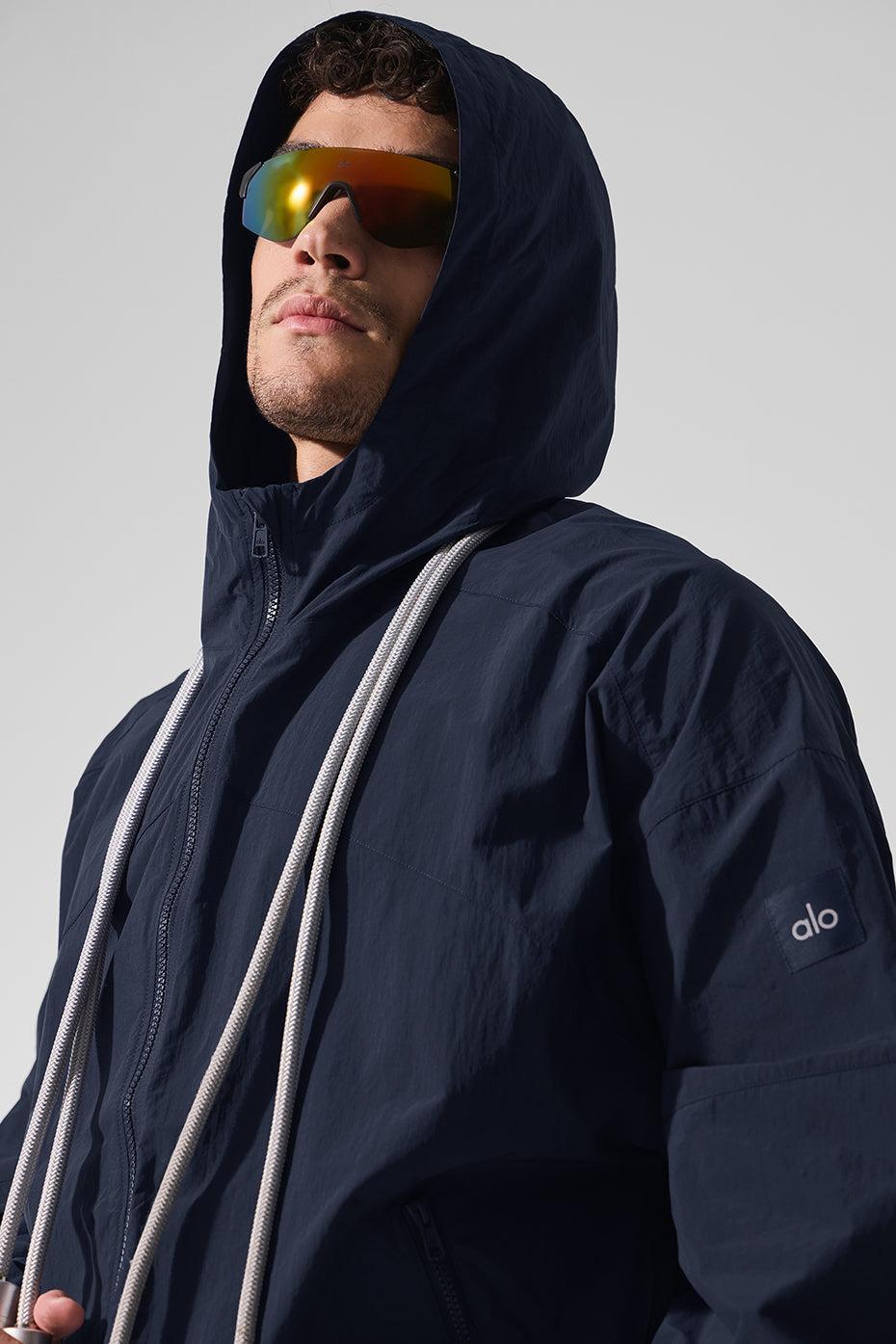Vantage Nylon Ripstop Track Jacket - Navy Male Product Image