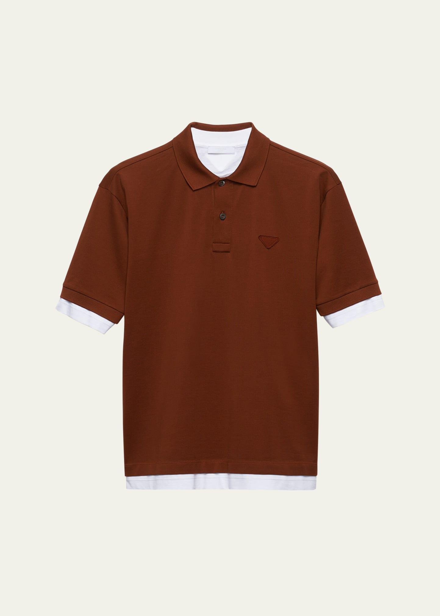 Mens Cotton Polo Shirt Product Image