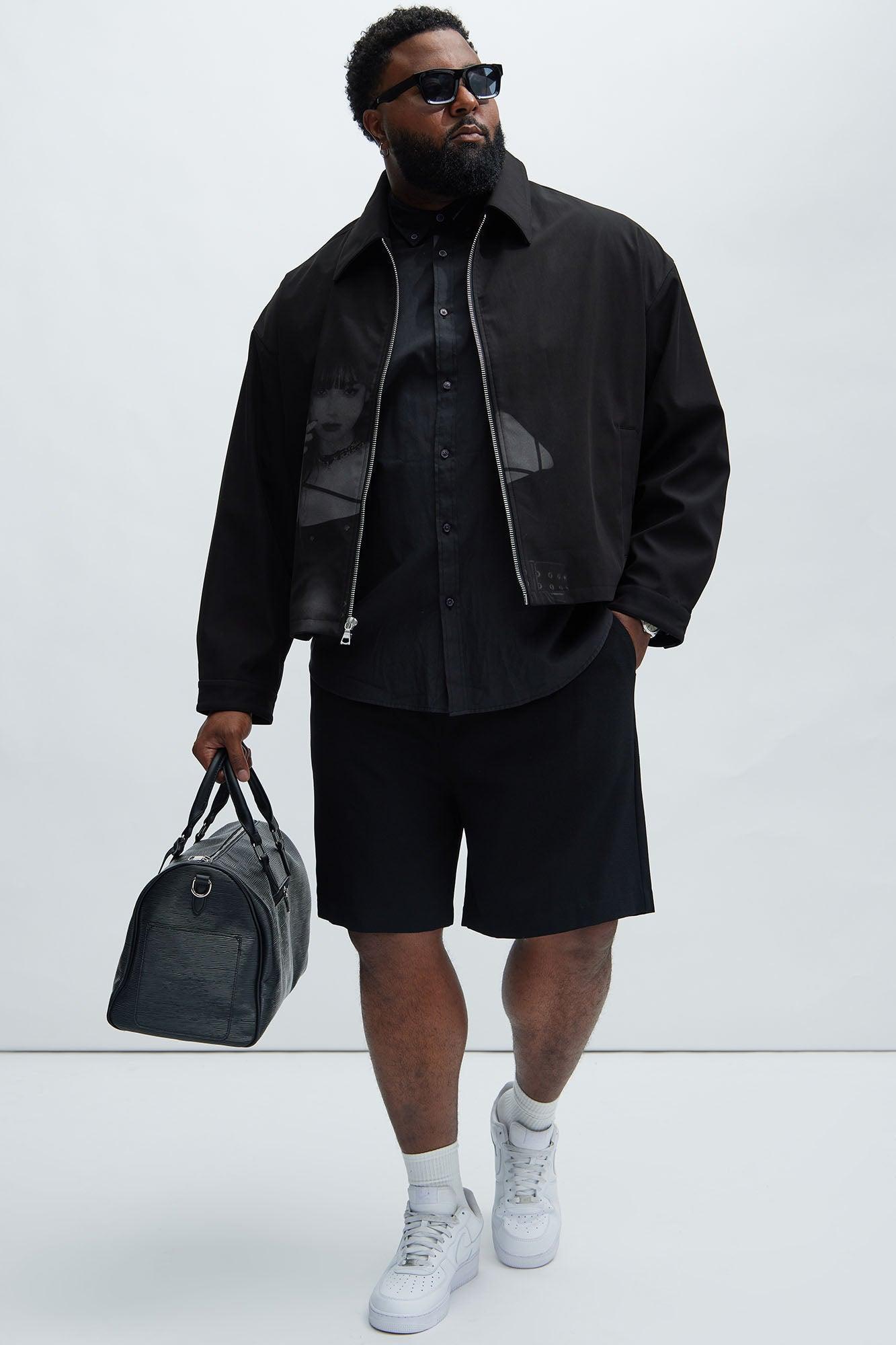 Rave Smoking Jacket - Black Product Image