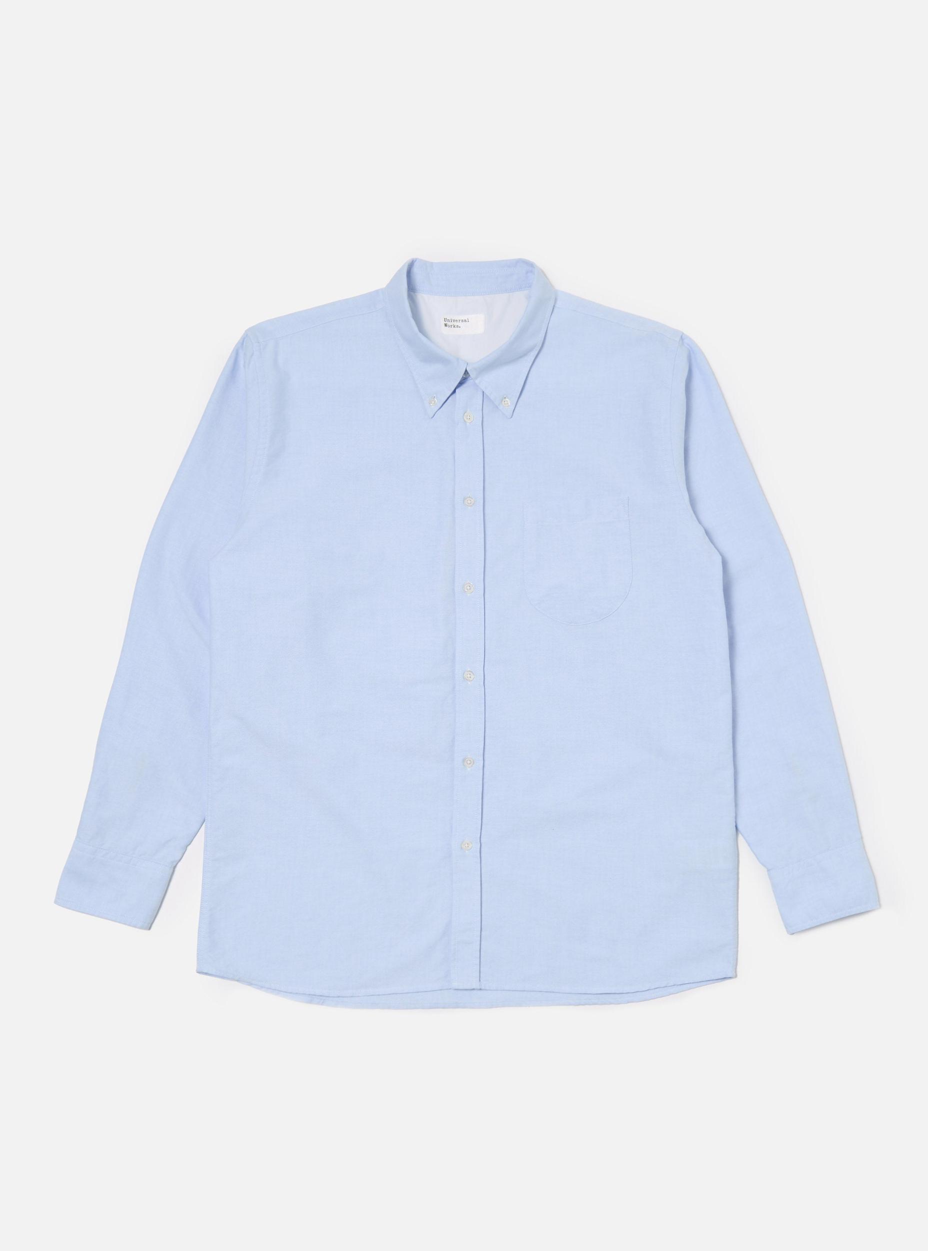 Universal Works Daybrook Shirt in Sky Blue Oxford Product Image