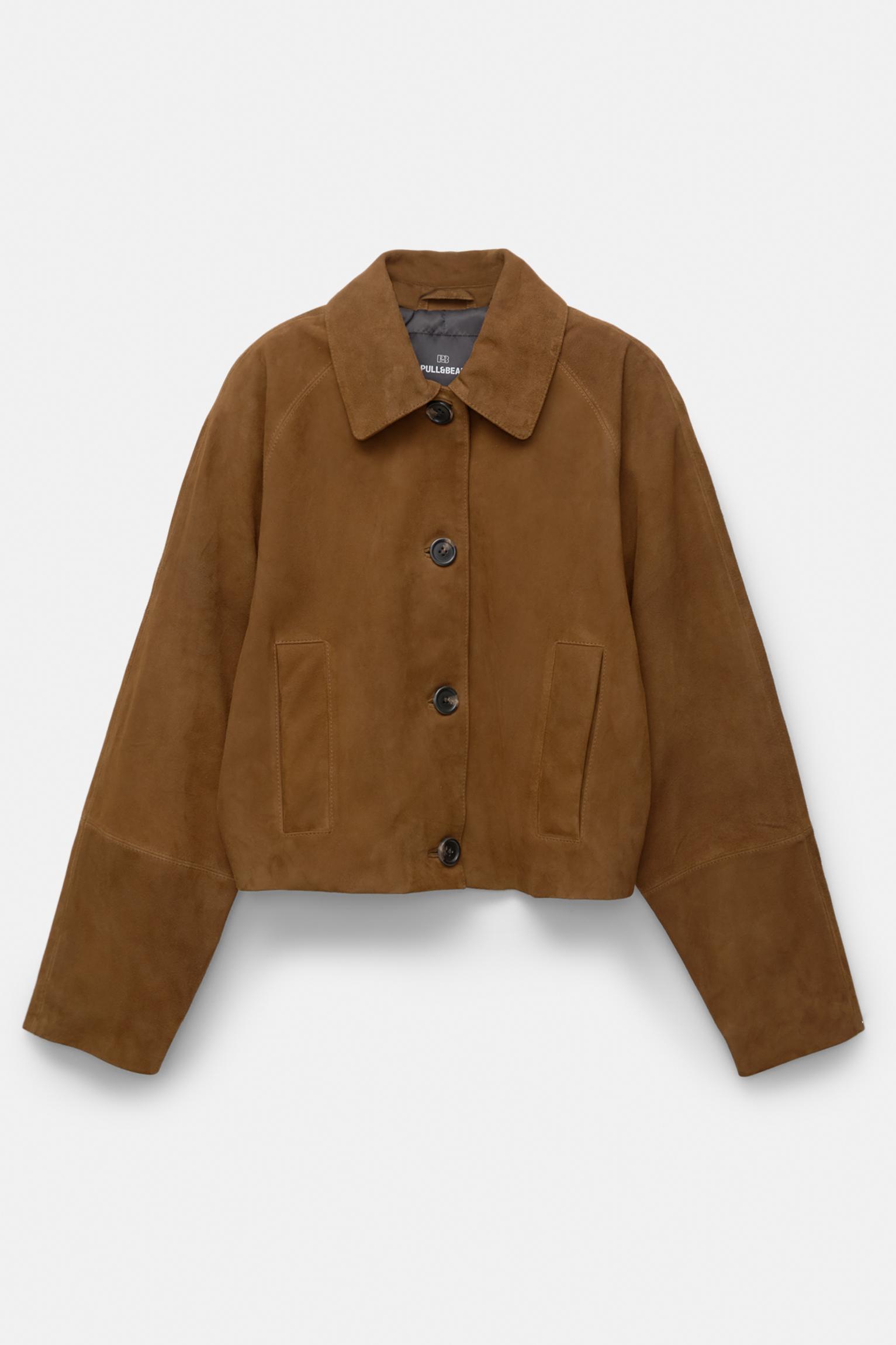 100% leather jacket Product Image