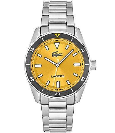 Lacoste Mens Boston Analog Stainless Steel Bracelet Watch Product Image