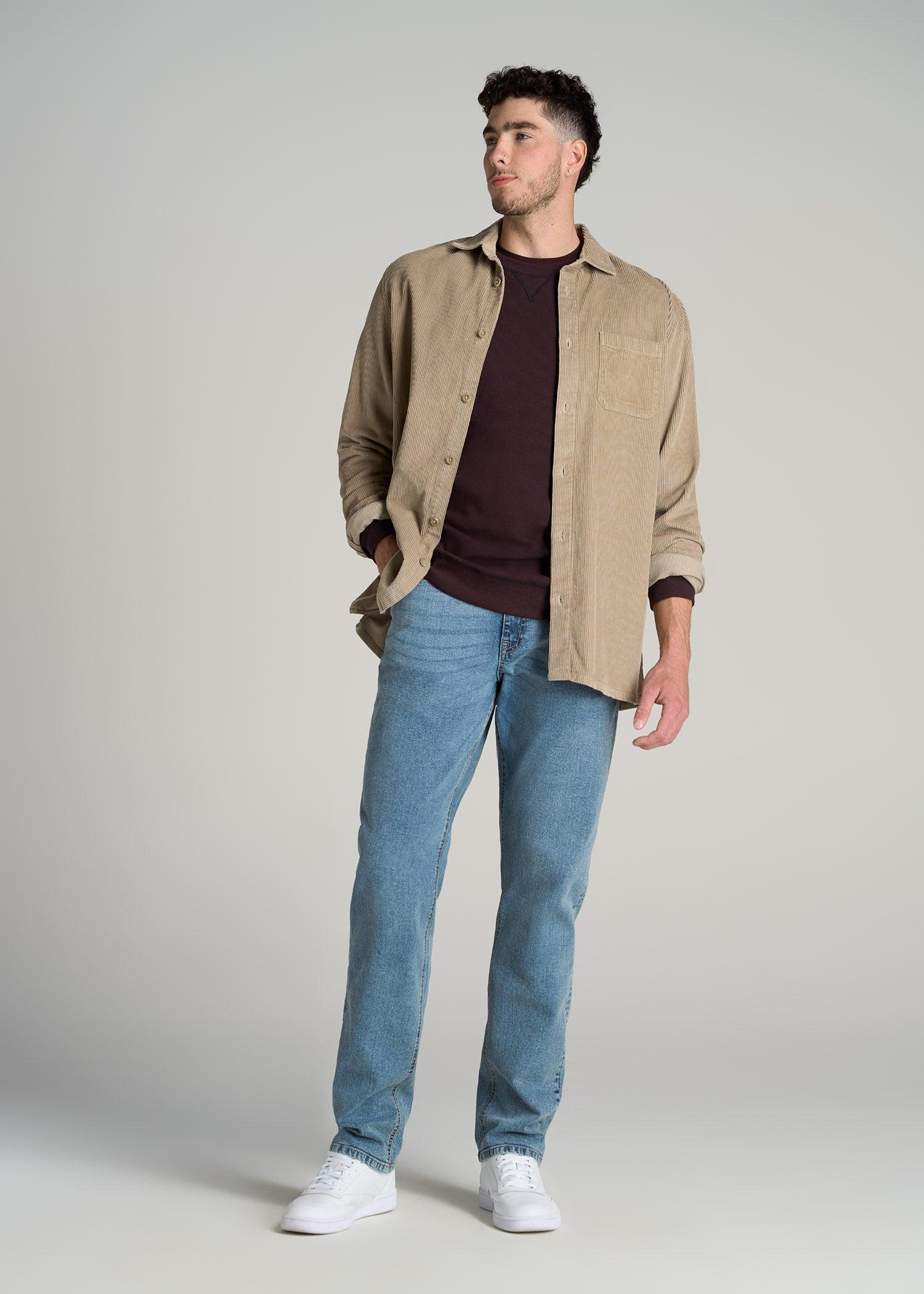 Mason RELAXED Jeans for Tall Men in Vintage Faded Blue Product Image