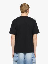 LOGO EMBROIDERY T-SHIRT in black | JW Anderson US  Product Image