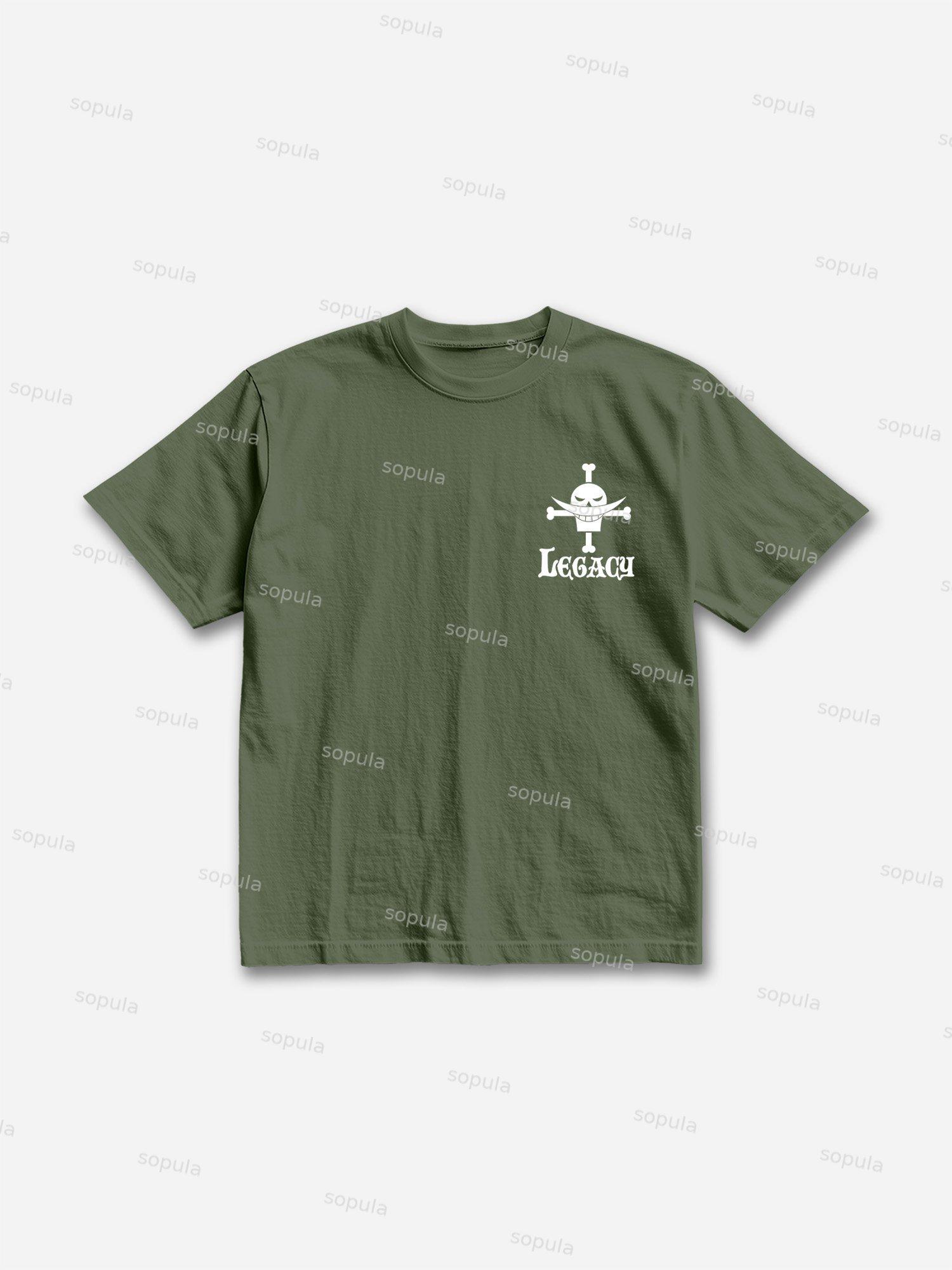 Anime Graphic Legacy Print Cotton T-shirt Product Image