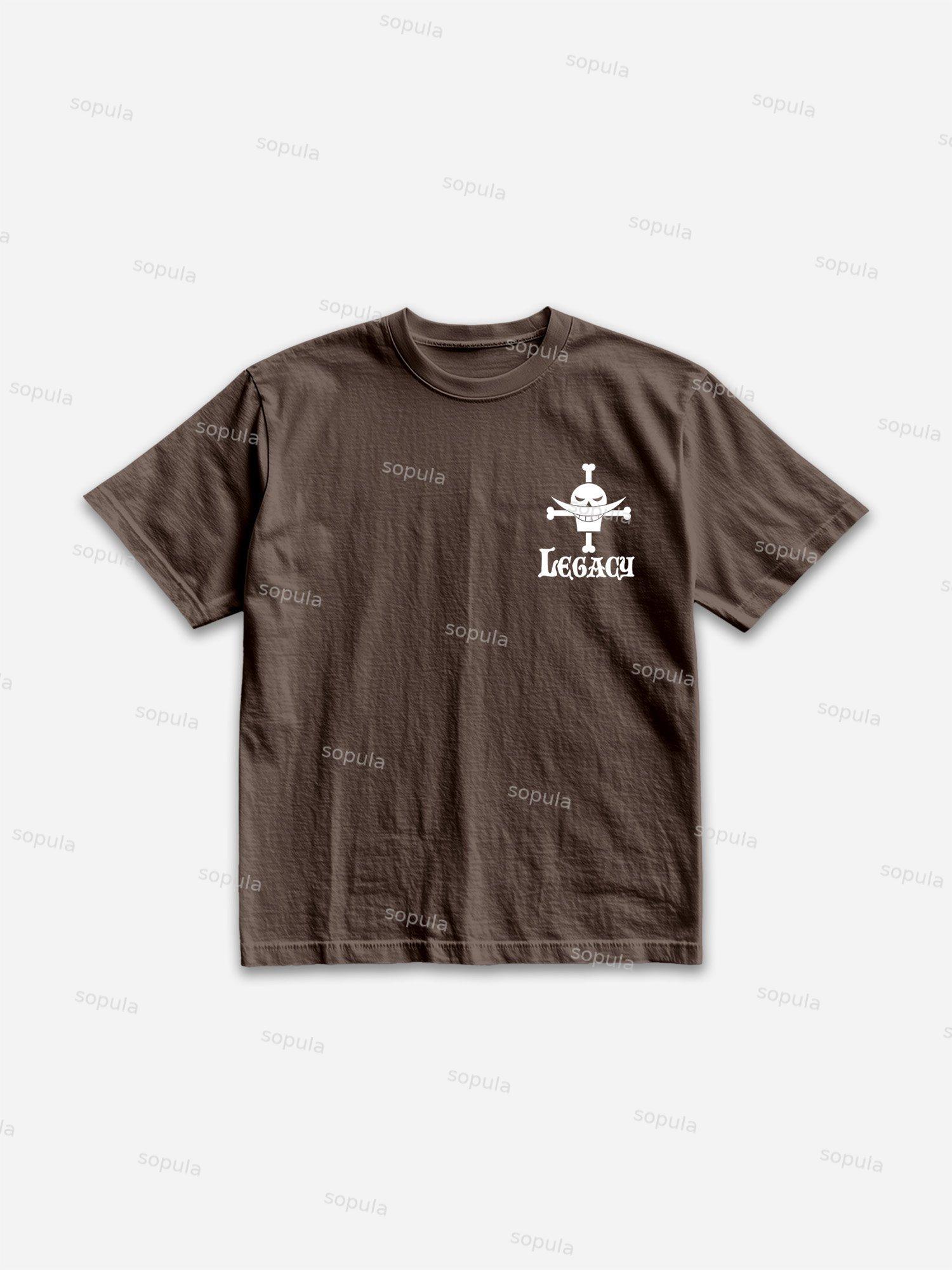 Anime Graphic Legacy Print Cotton T-shirt Product Image