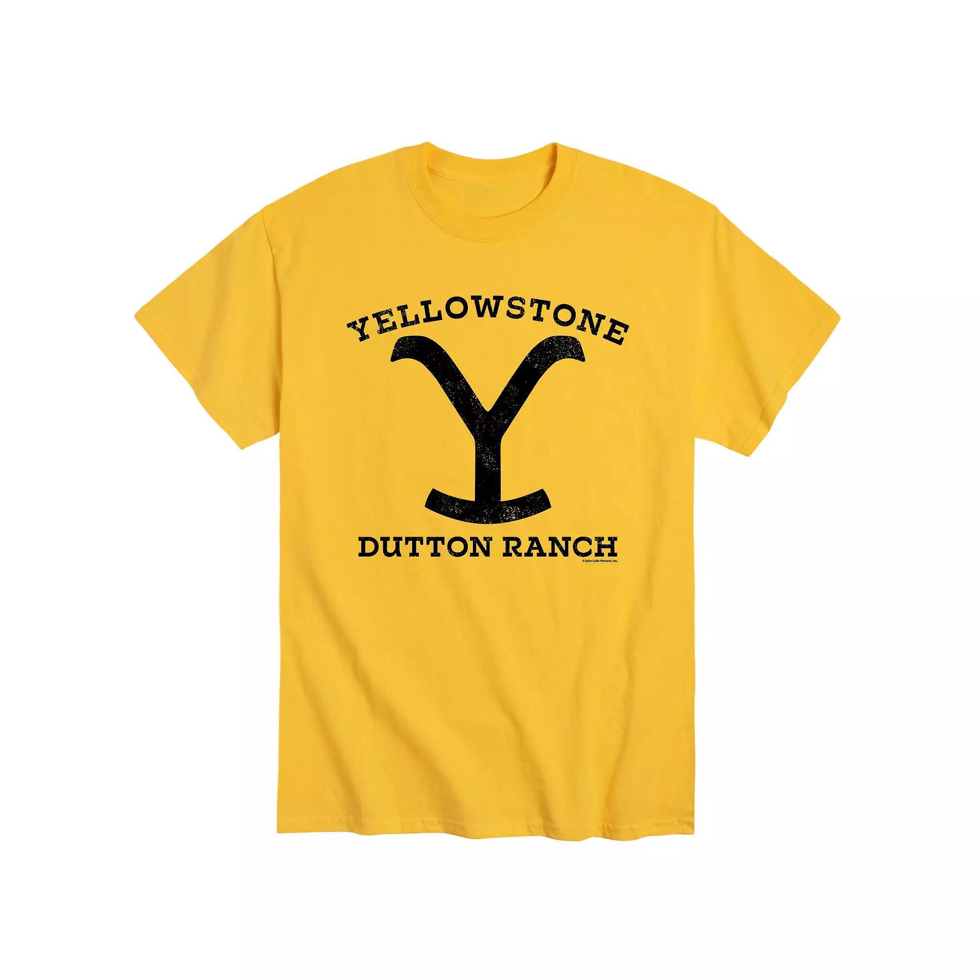 Big & Tall Yellowstone Stone Dutton Tee, Mens Product Image
