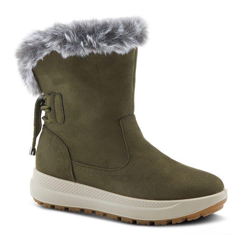 Flexus by Spring Step Snowbird Womens Waterproof Snow Boots Red Product Image