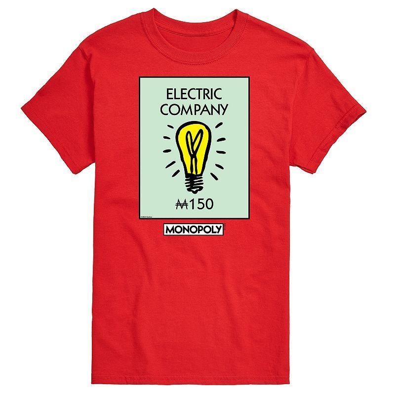 Mens Monopoly Electric Company Graphic Tee Product Image