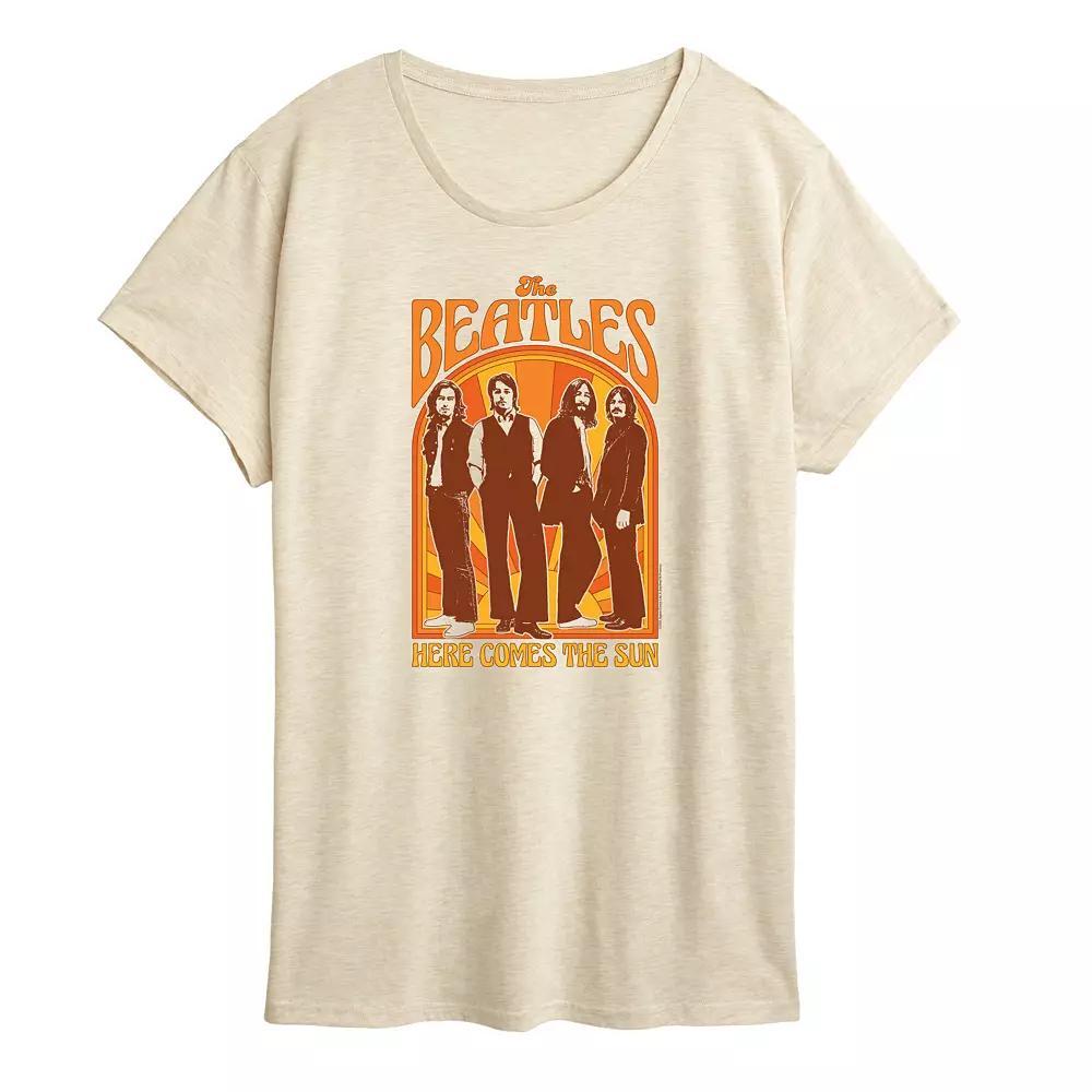 Womens The Beatles Here Comes The Sun Graphic Tee Product Image