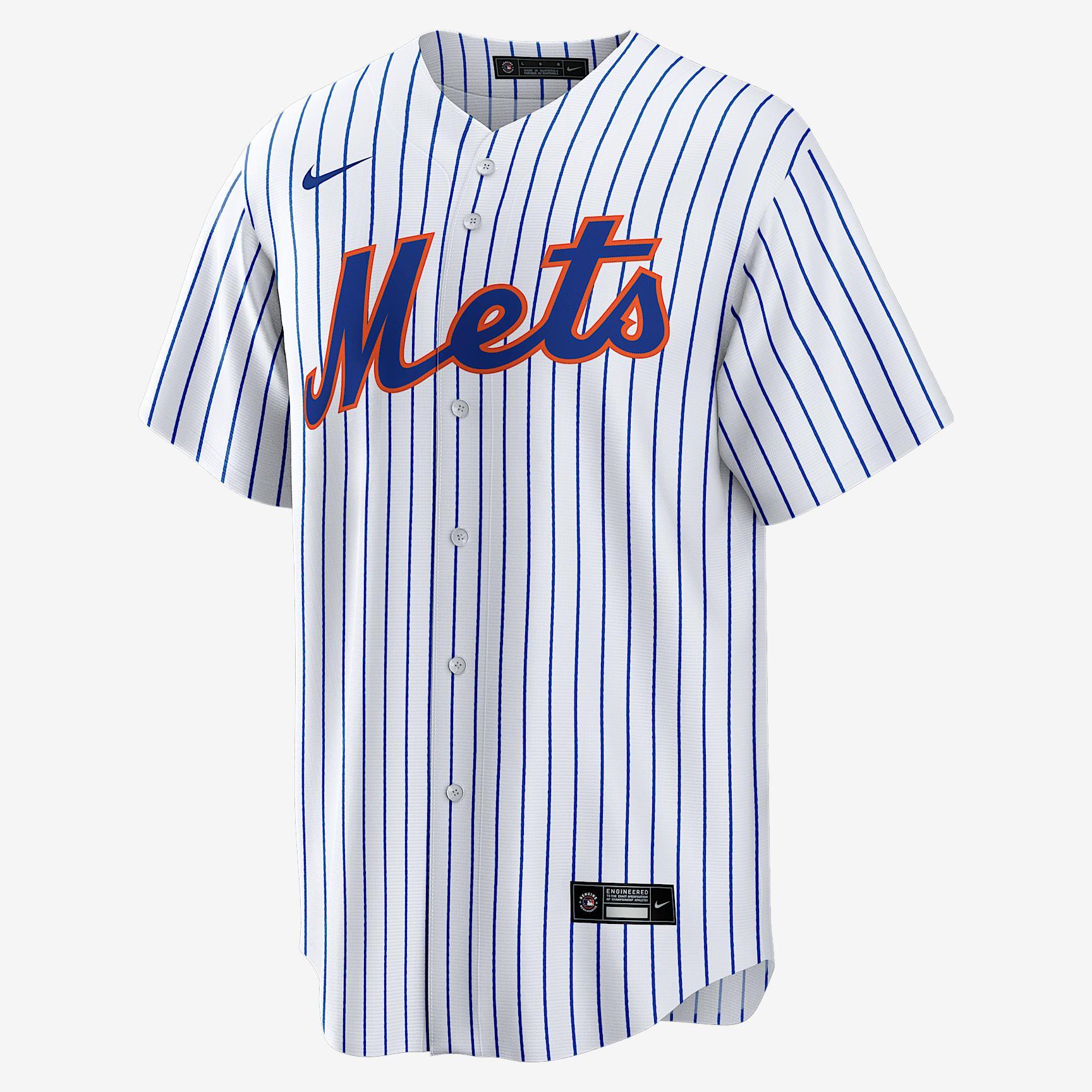Francisco Alvarez New York Mets Men's Nike MLB Replica Jersey Product Image