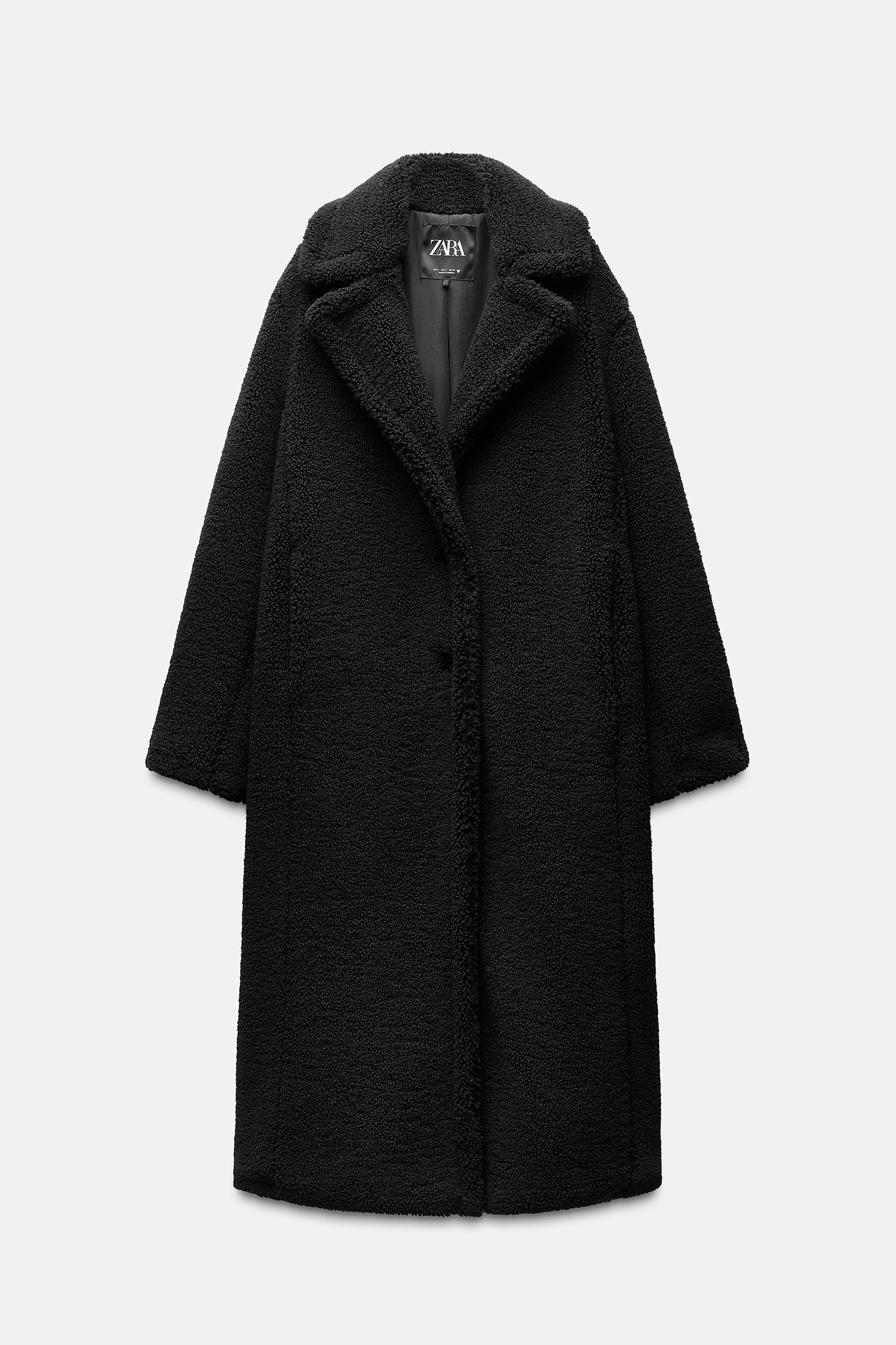 LONG FLEECE COAT Product Image