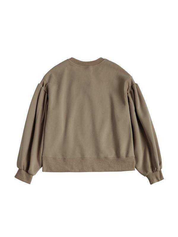 Solid Color Label Embellished Oversized Hoodie Product Image