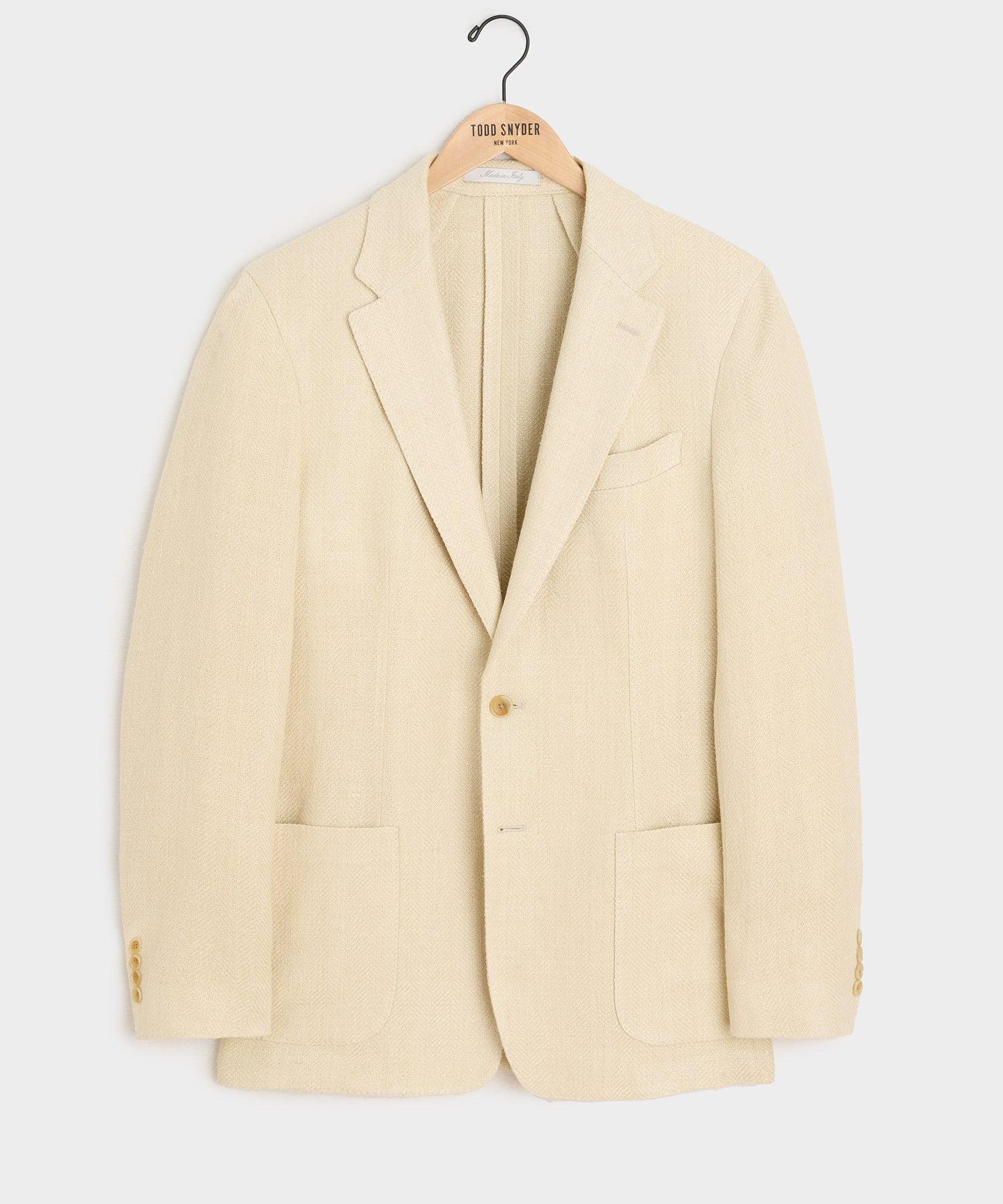 Italian Silk-Linen Herringbone Sport Coat Product Image