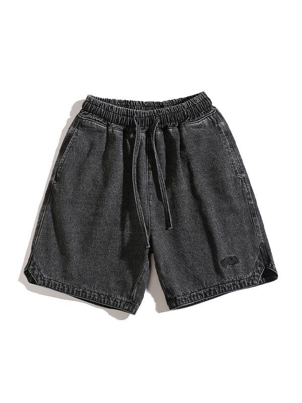 Men's Casual Loose Denim Shorts Product Image