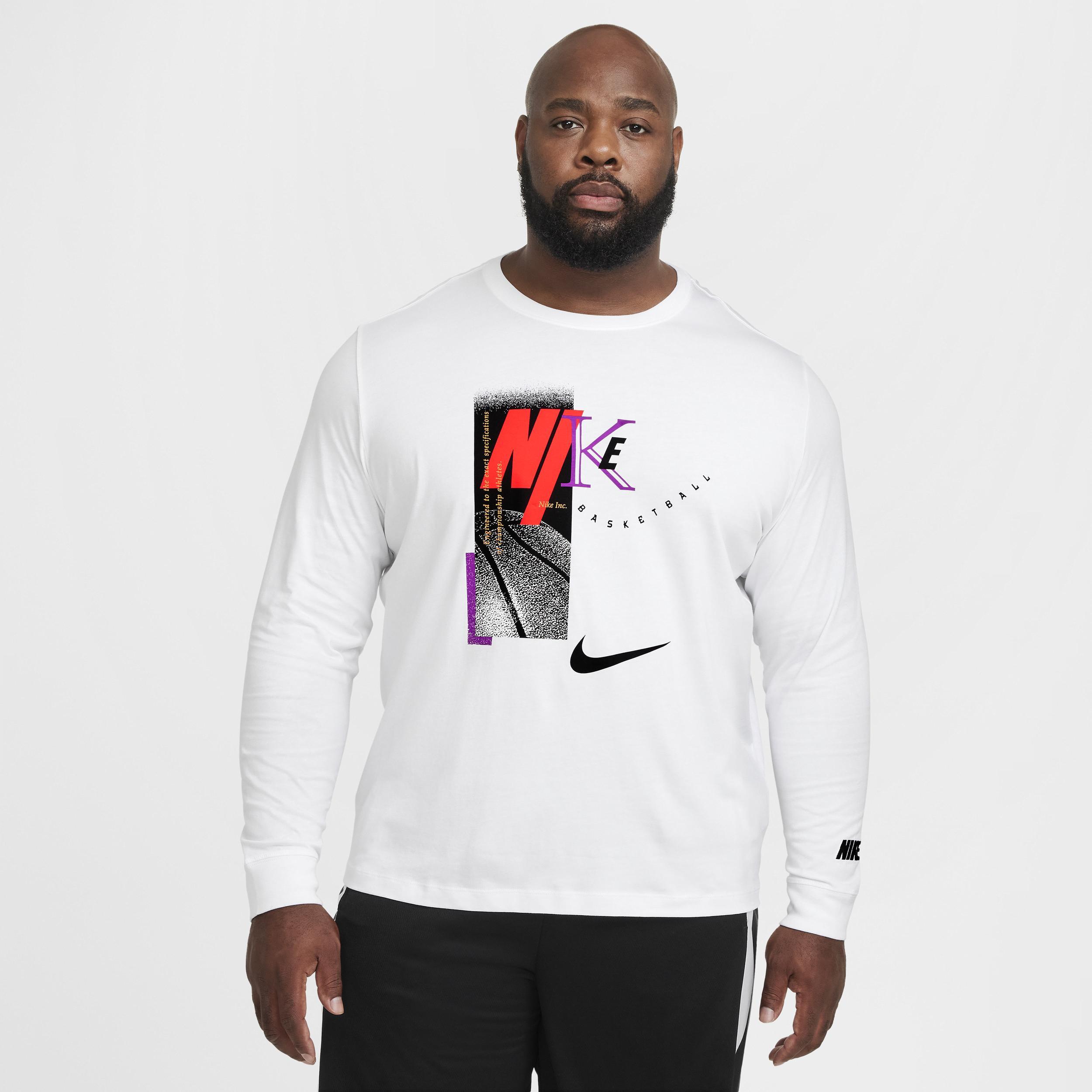 Nike Mens Long-Sleeve Basketball T-Shirt Product Image