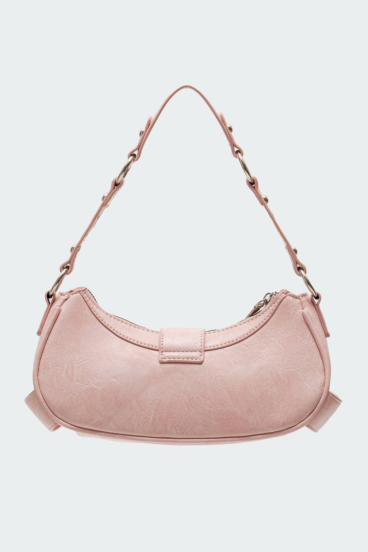 Hardware Faux Leather Bag Product Image