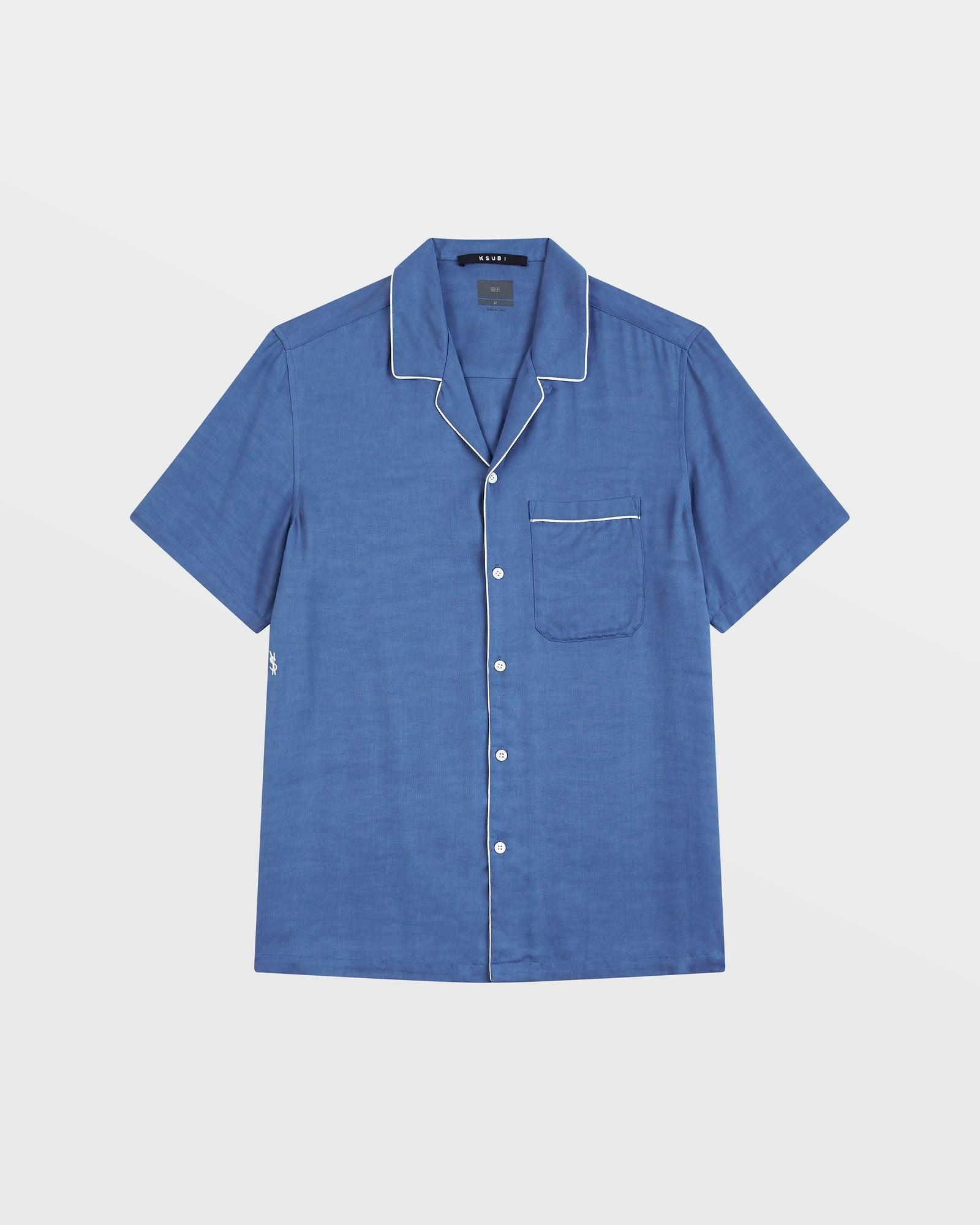 DOWNTOWN RESORT SS SHIRT ATLANTIC Male Product Image