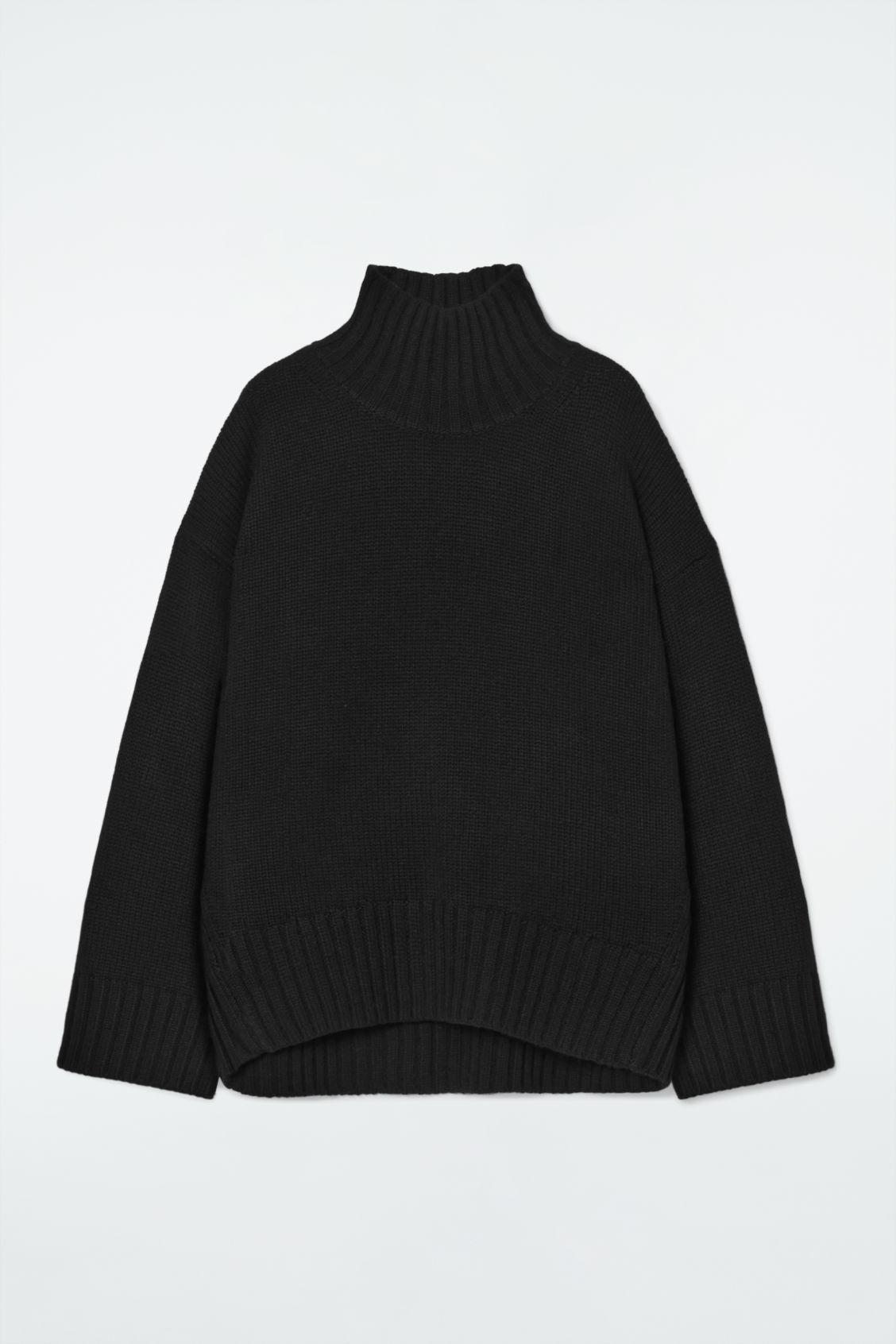 CHUNKY PURE CASHMERE TURTLENECK SWEATER Product Image