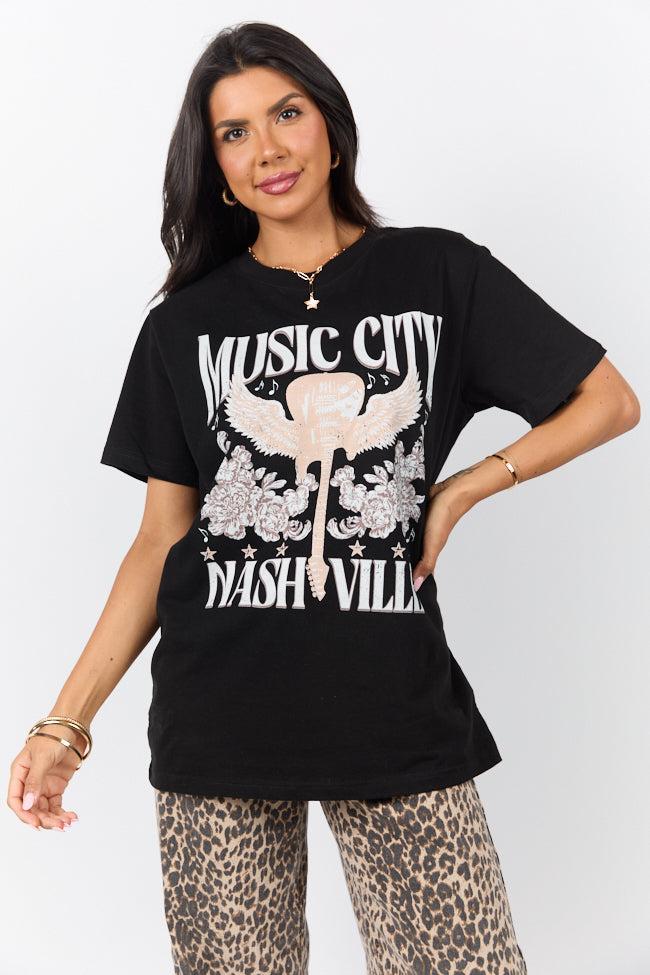 Music City Black Graphic Tee Product Image