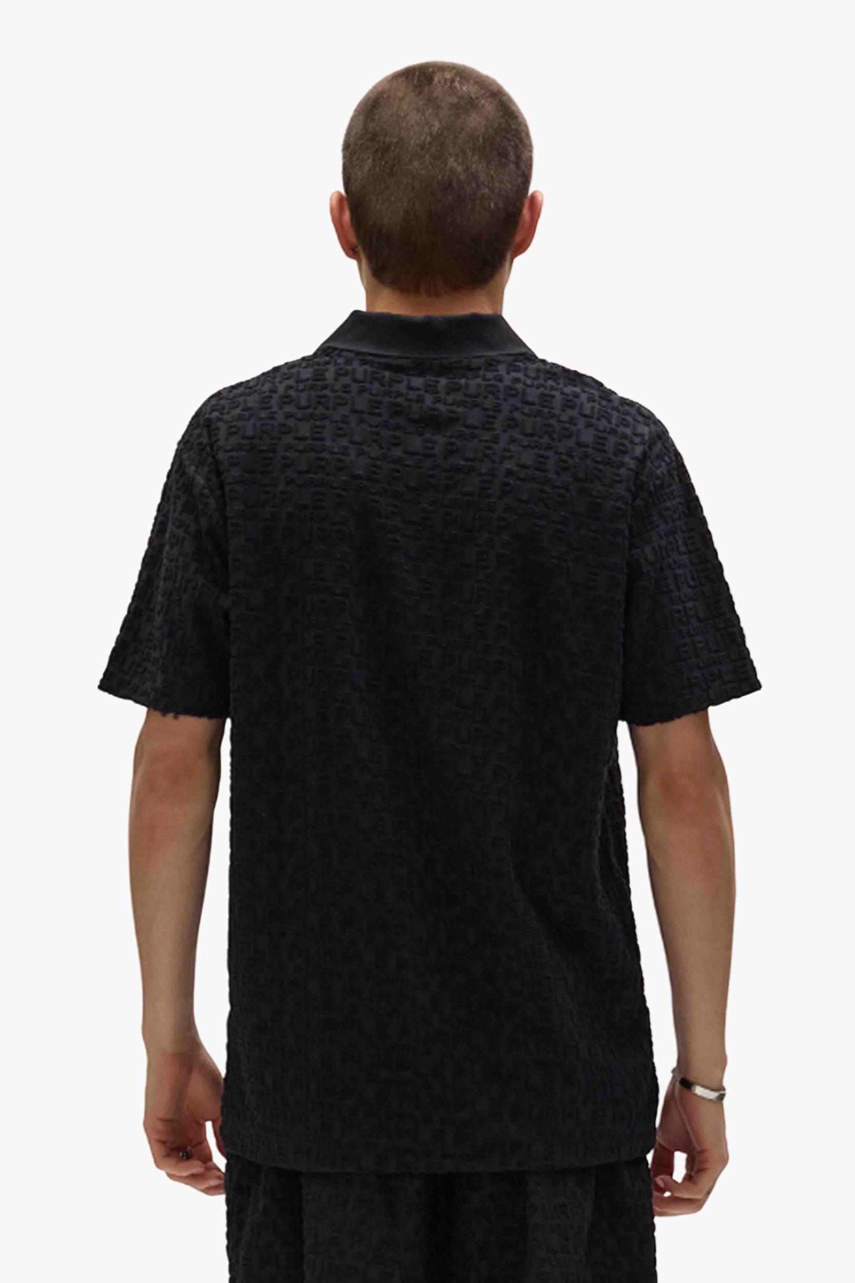Terry Jacquard Polo Male Product Image