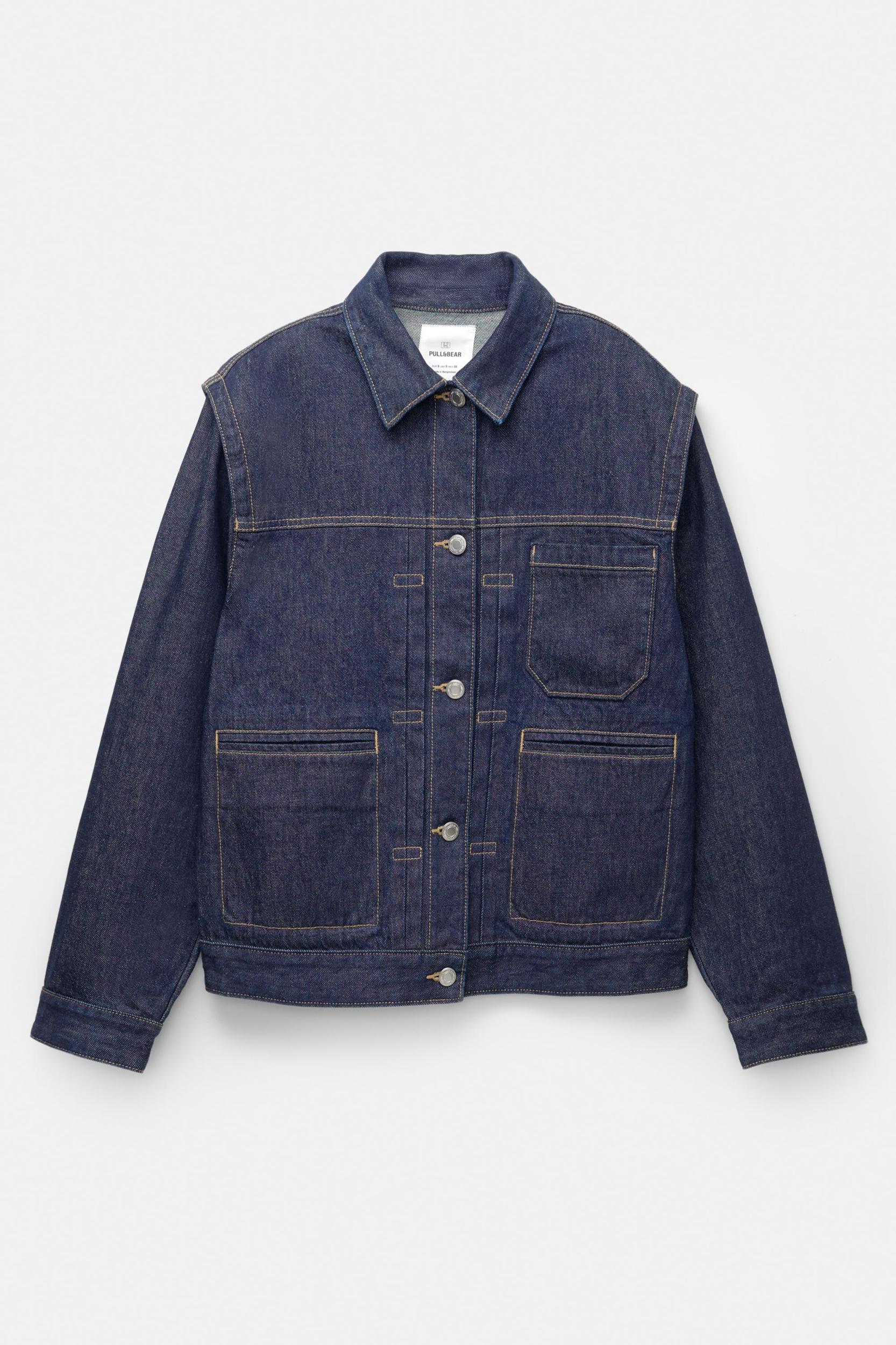 Denim trucker jacket Product Image