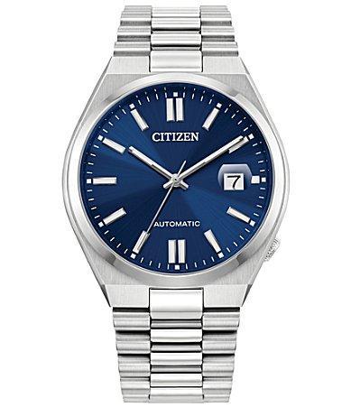 Citizen Mens Mechanical Automatic Water Resistance 50 Stainless Bracelet Watch Product Image