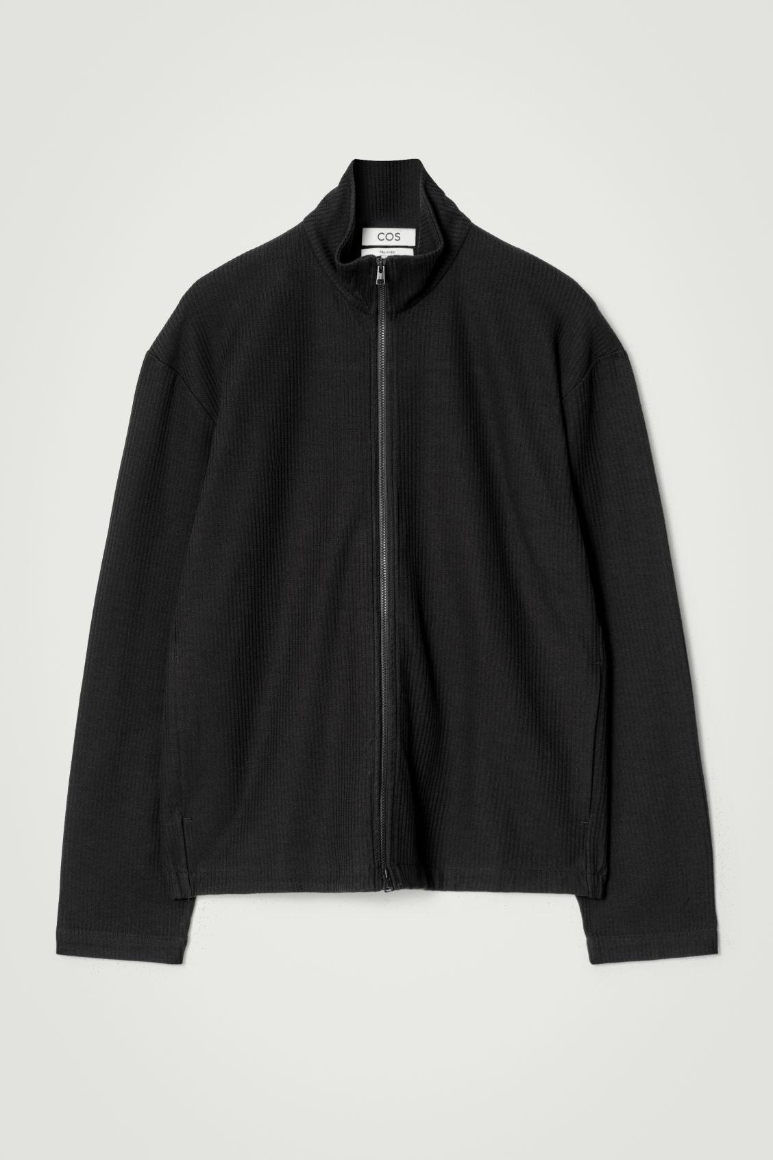 Mens Vaughn Trucker Obsidian Denim Jacket Product Image