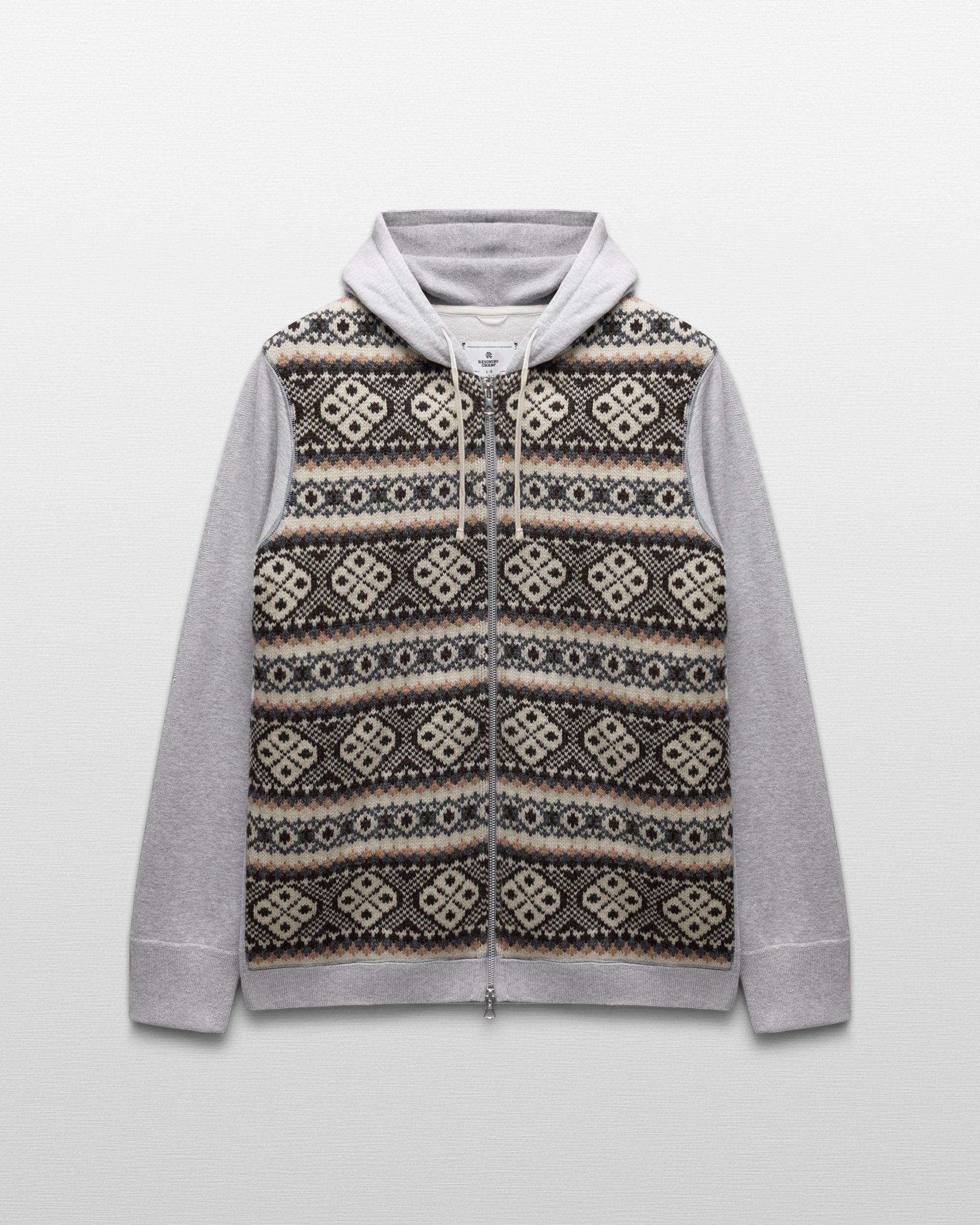 Junya Watanabe Shetland Wool Slim Zip Hoodie Male Product Image