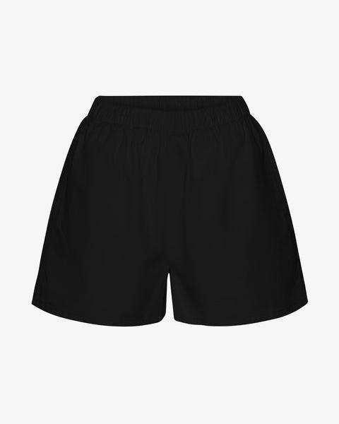 Women Organic Twill Shorts - Oxblood Red Product Image