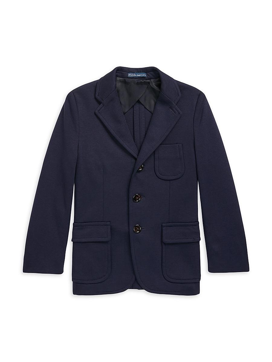 Little Girls & Girls Linen-Blend Suit Jacket Product Image