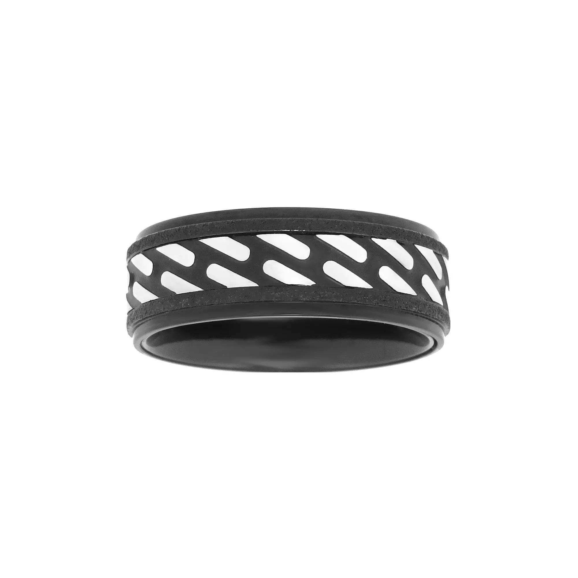 Men's LYNX Stainless Steel Ring, Size: 8, Two Tone Product Image