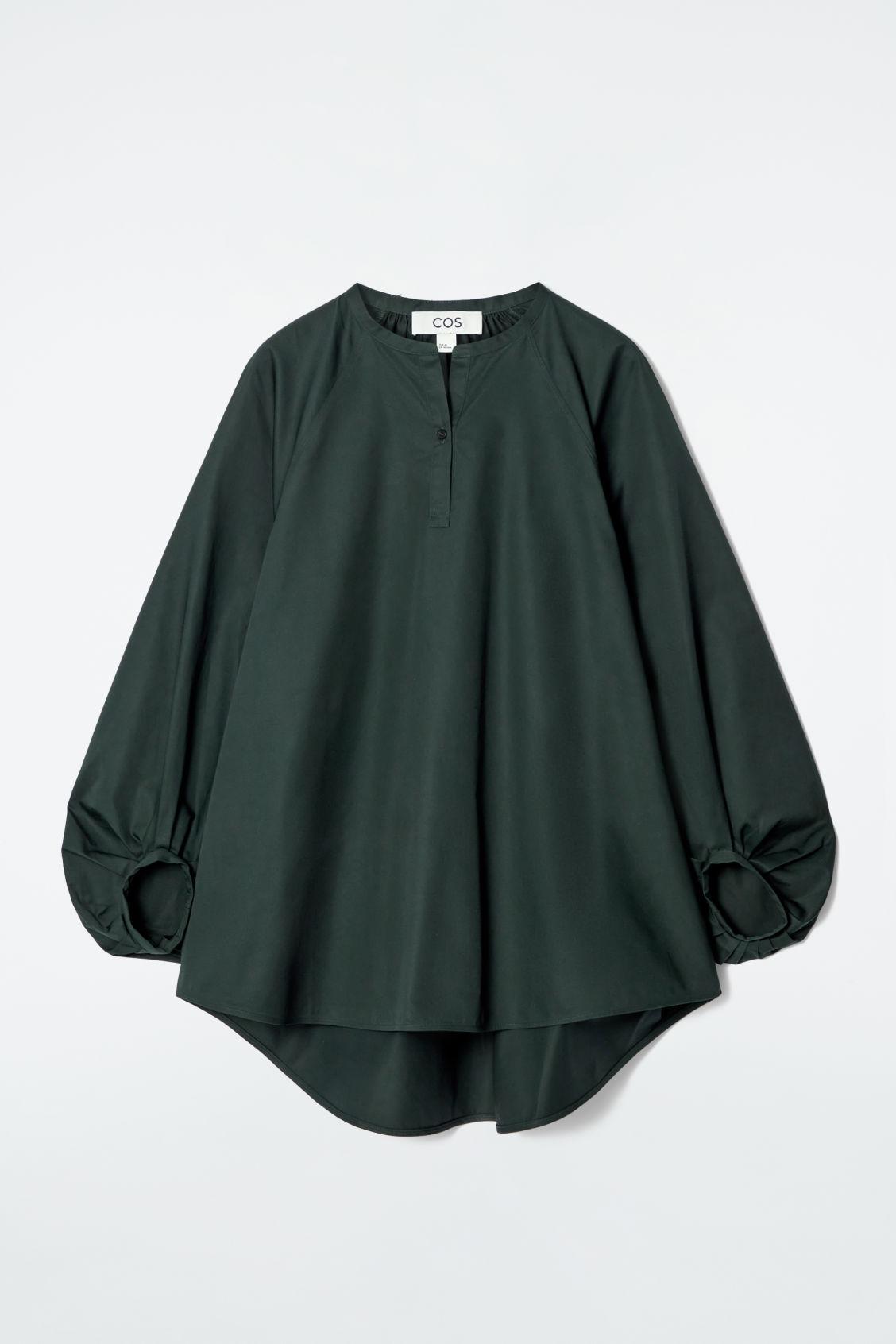 BALLOON-SLEEVE BLOUSE Product Image
