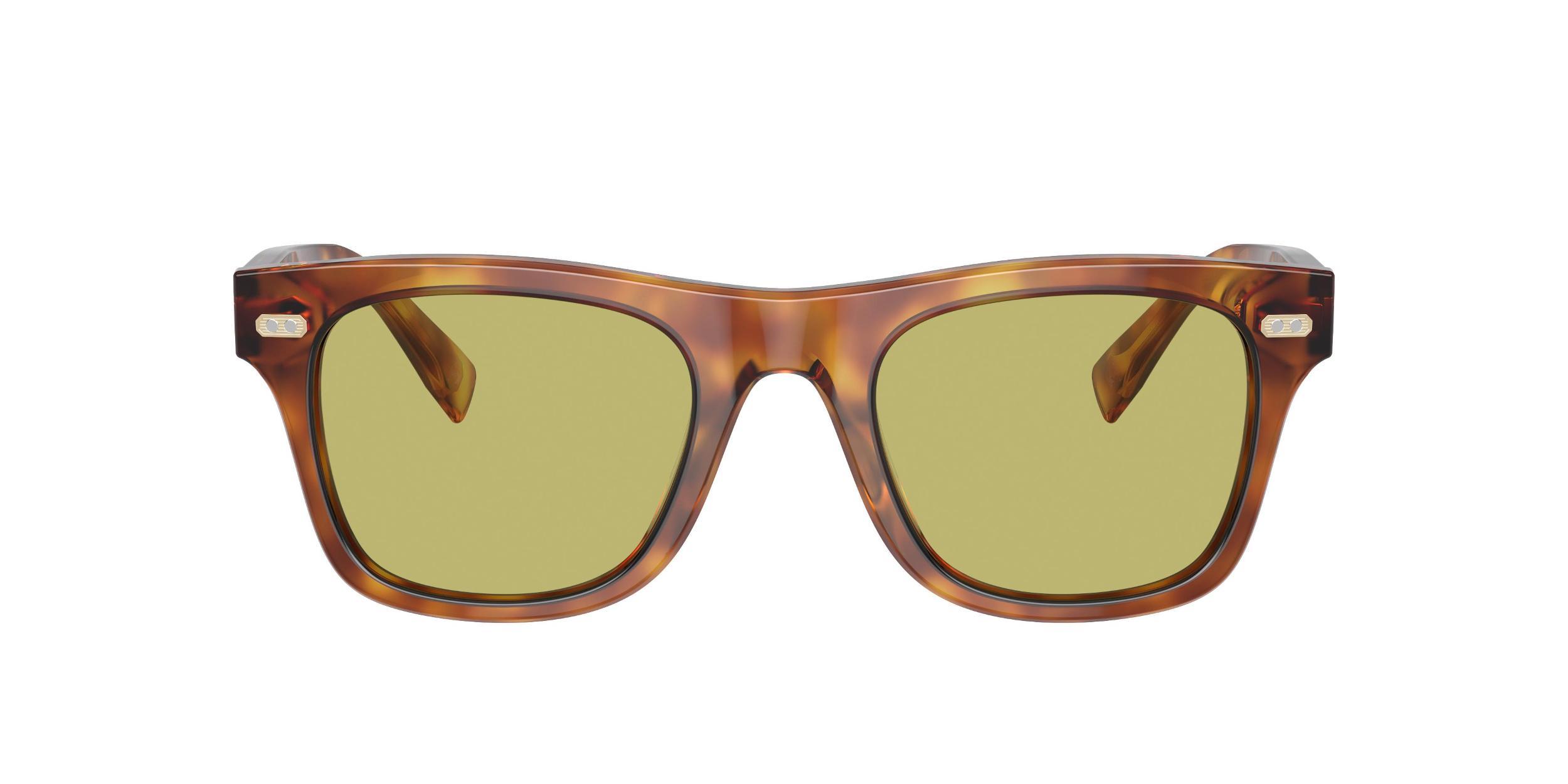 BRUNELLO CUCINELLI Bc4002s Mr.brunello Square-frame Sunglasses In Light Green Photo Product Image