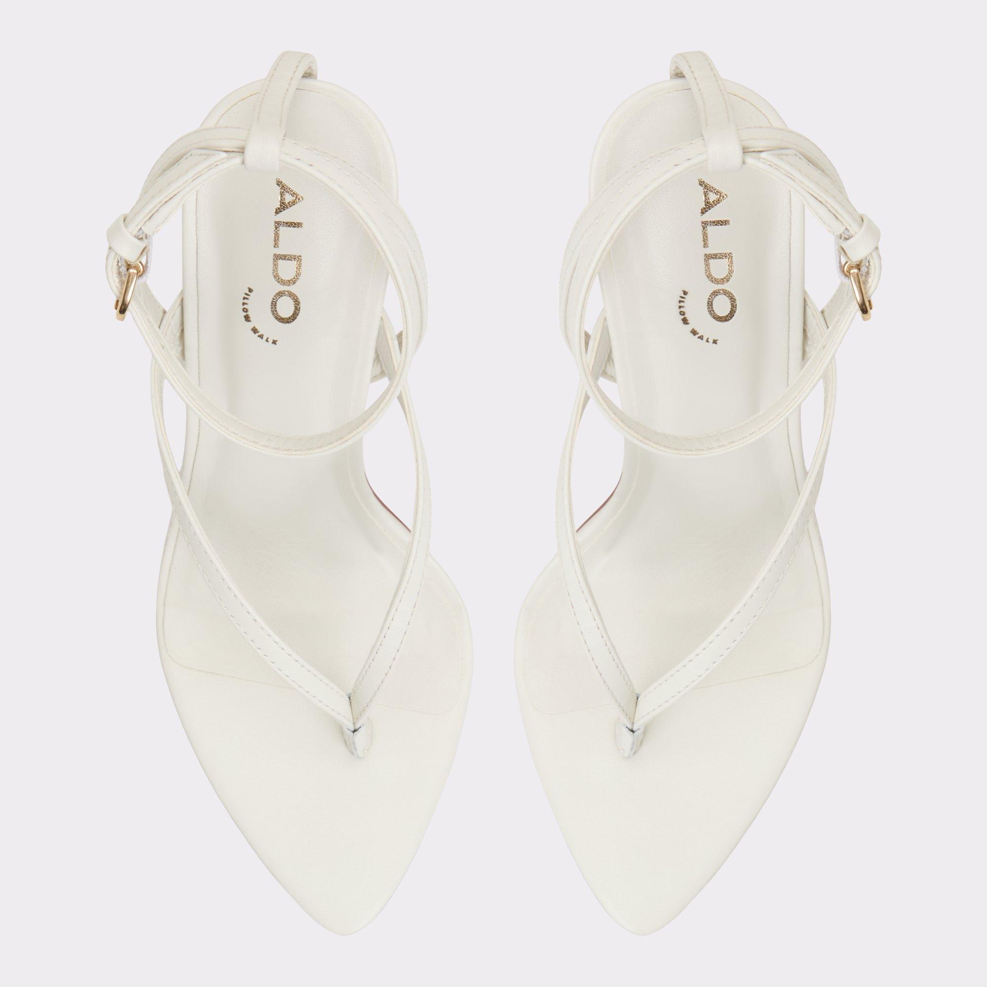 Abyfindley White/Bone Women's Strappy sandals | ALDO US Product Image
