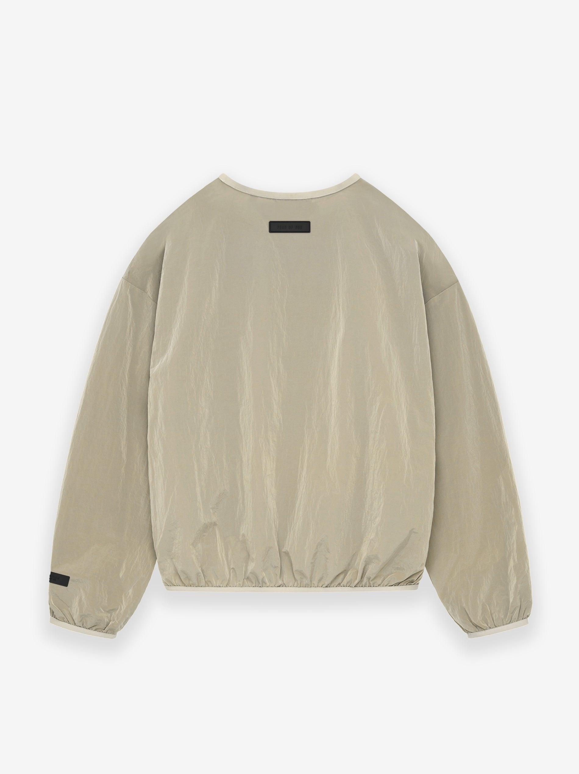 Crinkle Nylon Pullover Crewneck Male Product Image
