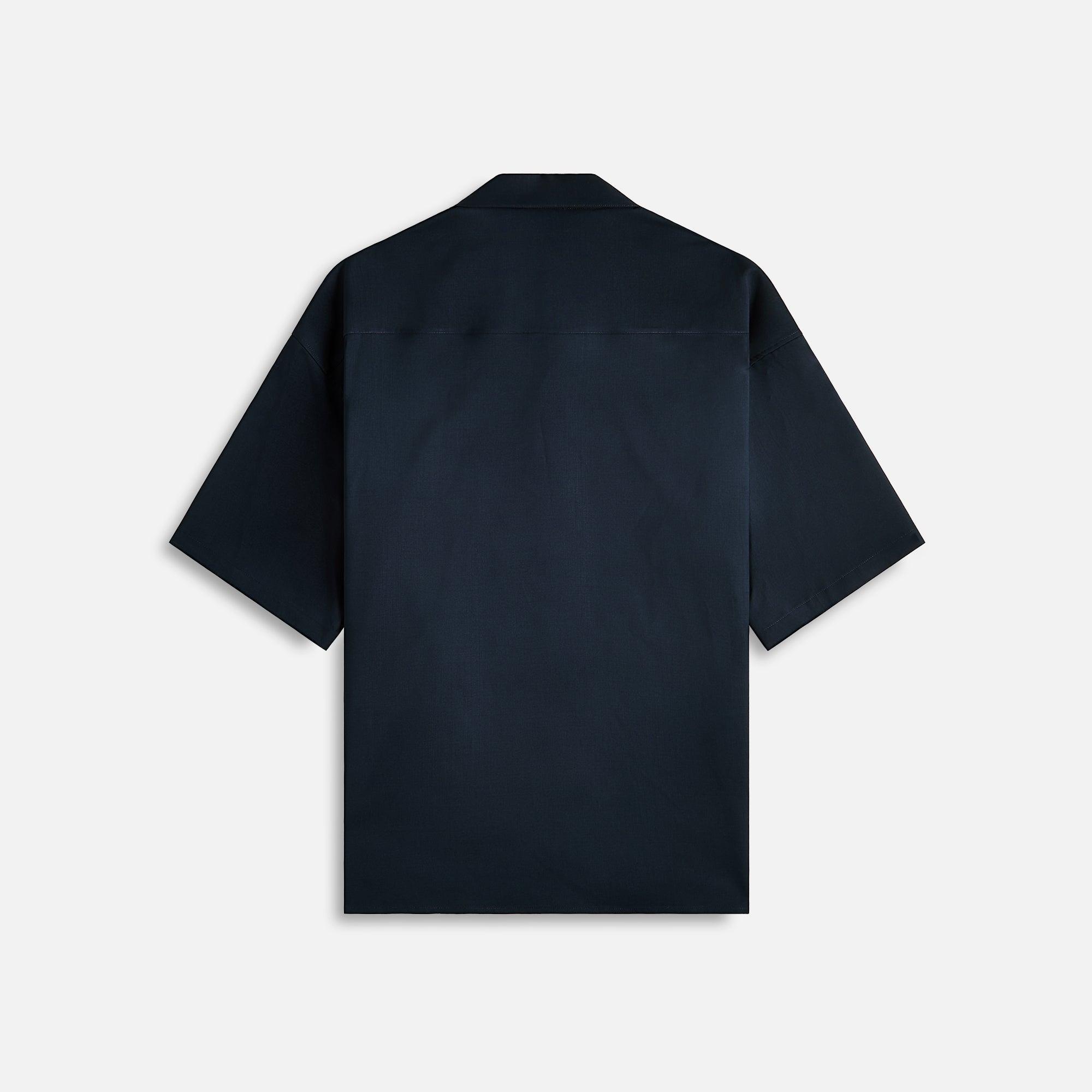 Loewe Wool Shirt - Dark Blue Male Product Image