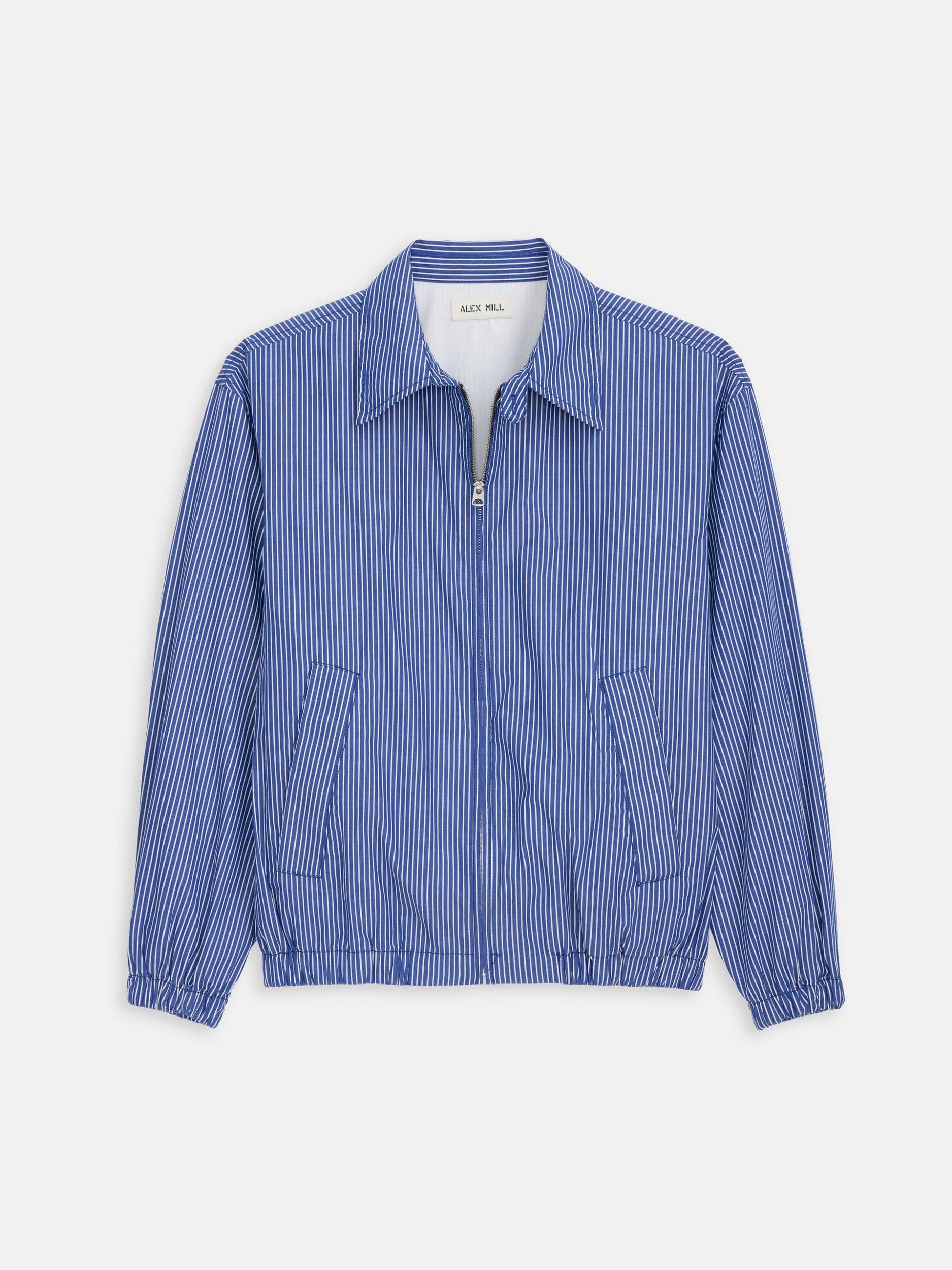 Lightweight Zip Jacket In Cotton Product Image