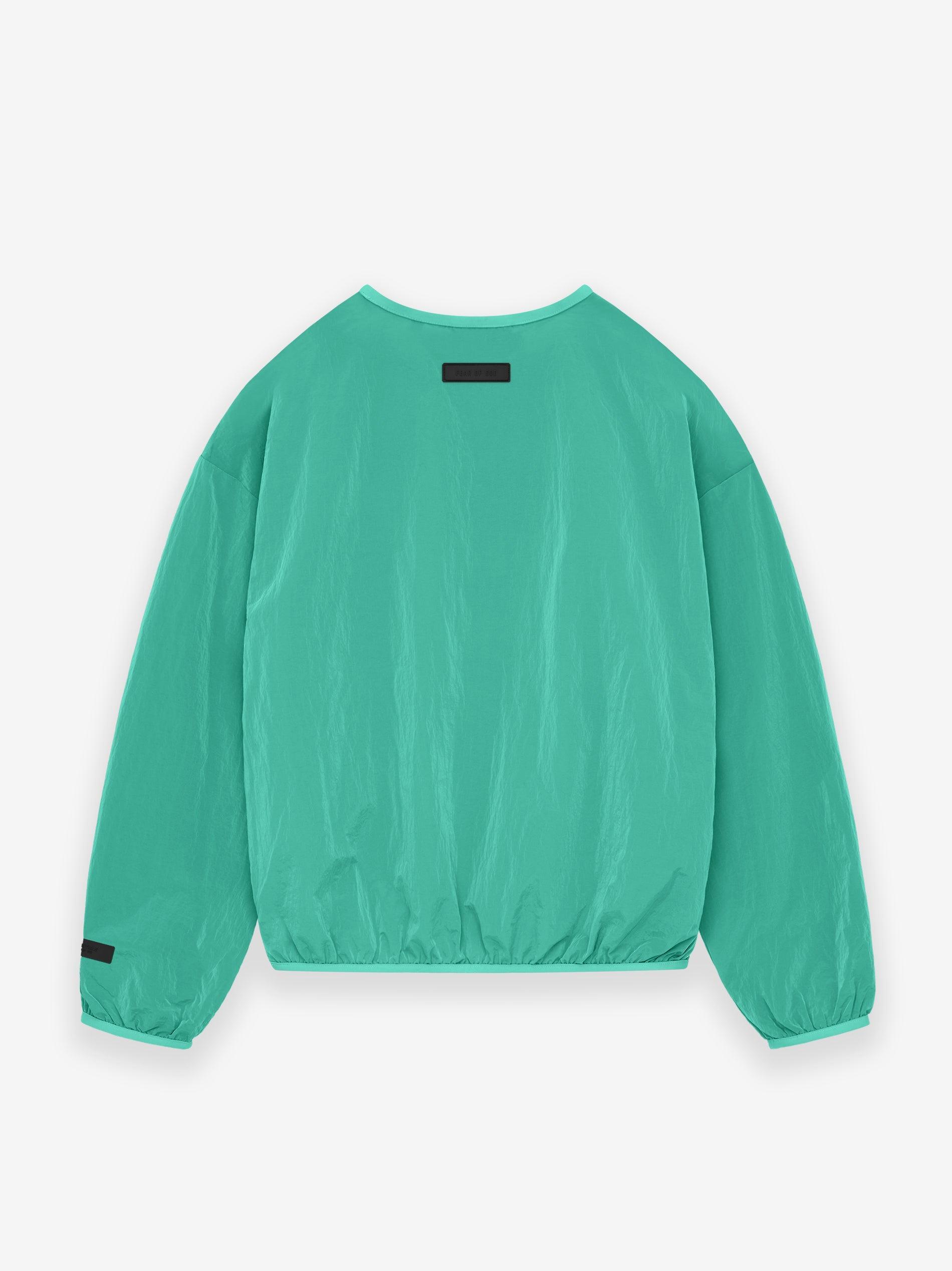Crinkle Nylon Pullover Crewneck Male Product Image