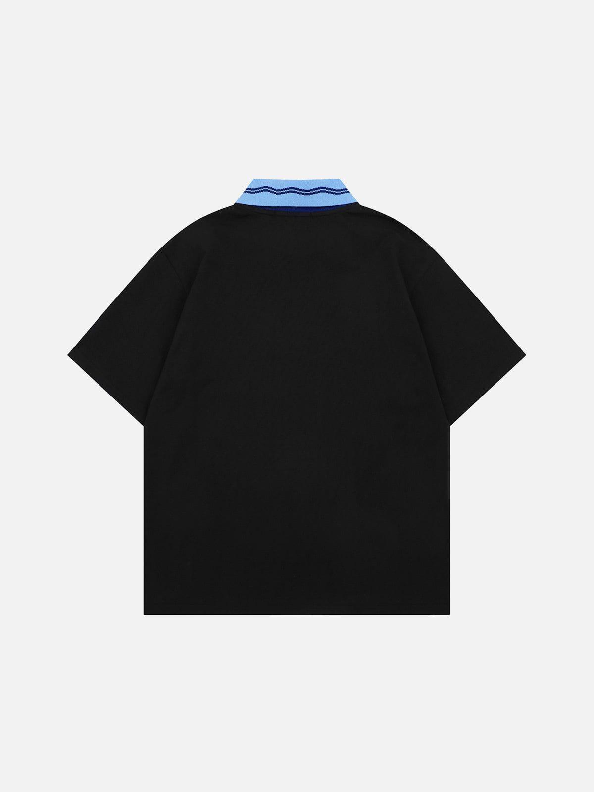 Aelfric Eden Elephant Graphic Polo Tee Product Image