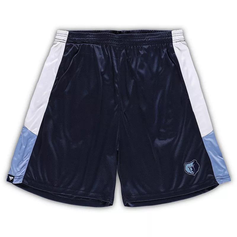 Men's Fanatics Branded Navy Memphis Grizzlies Big & Tall Champion Rush Practice Shorts, Size: 2XB, Grz Blue Product Image