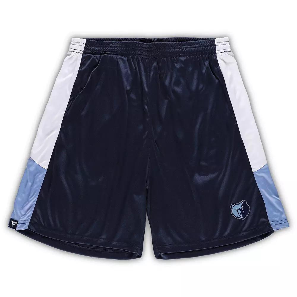 Men's Fanatics Branded Navy Memphis Grizzlies Big & Tall Champion Rush Practice Shorts, Size: 2XB, Grz Blue Product Image